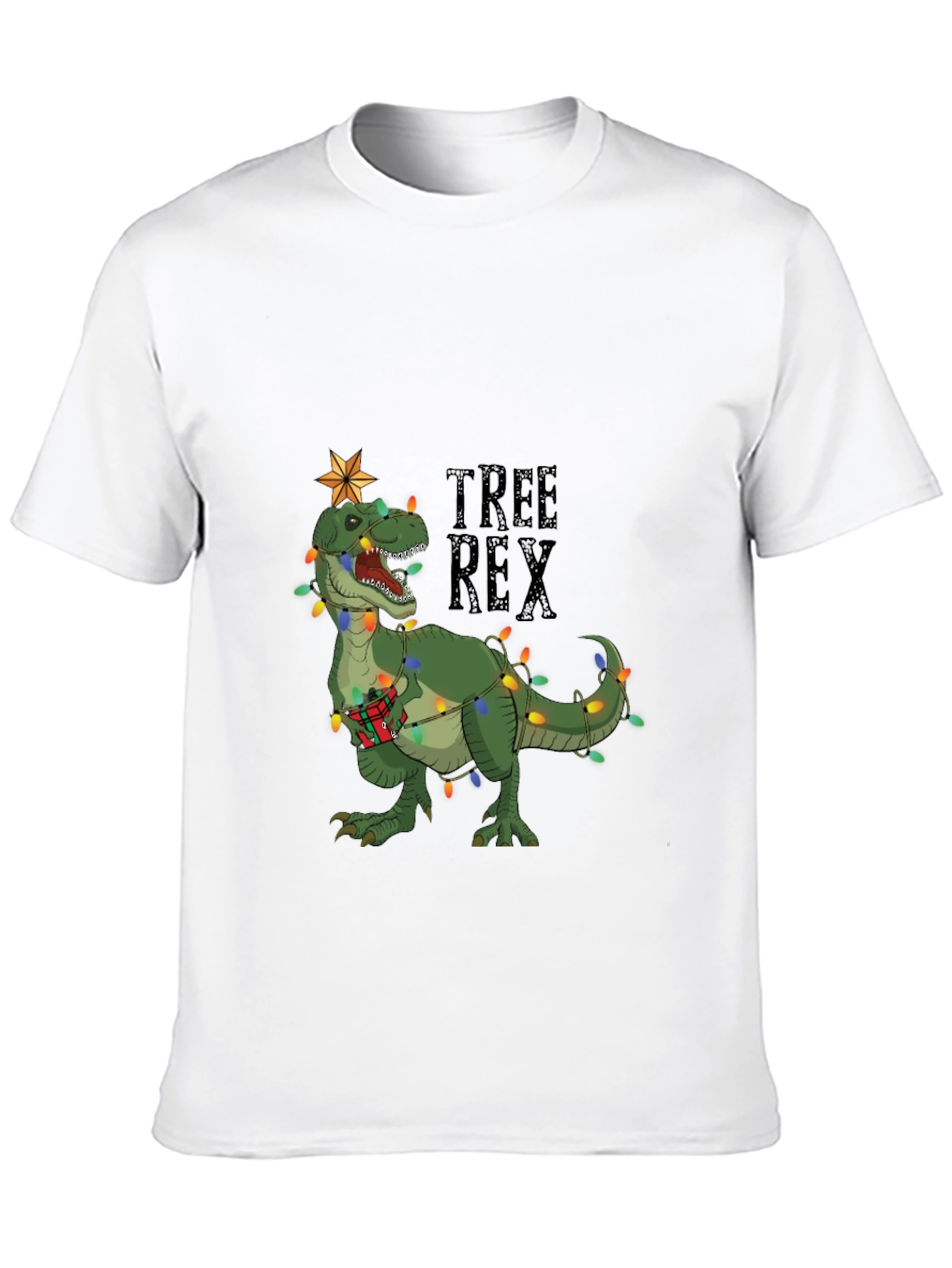 Tree Rex T-Shirt Funny Dinosaur Christmas Tee