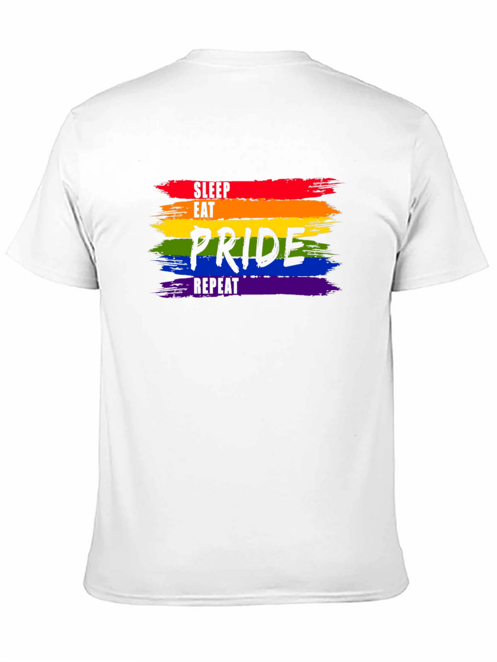 Pride Rainbow Tee - Sleep Eat Pride Repeat