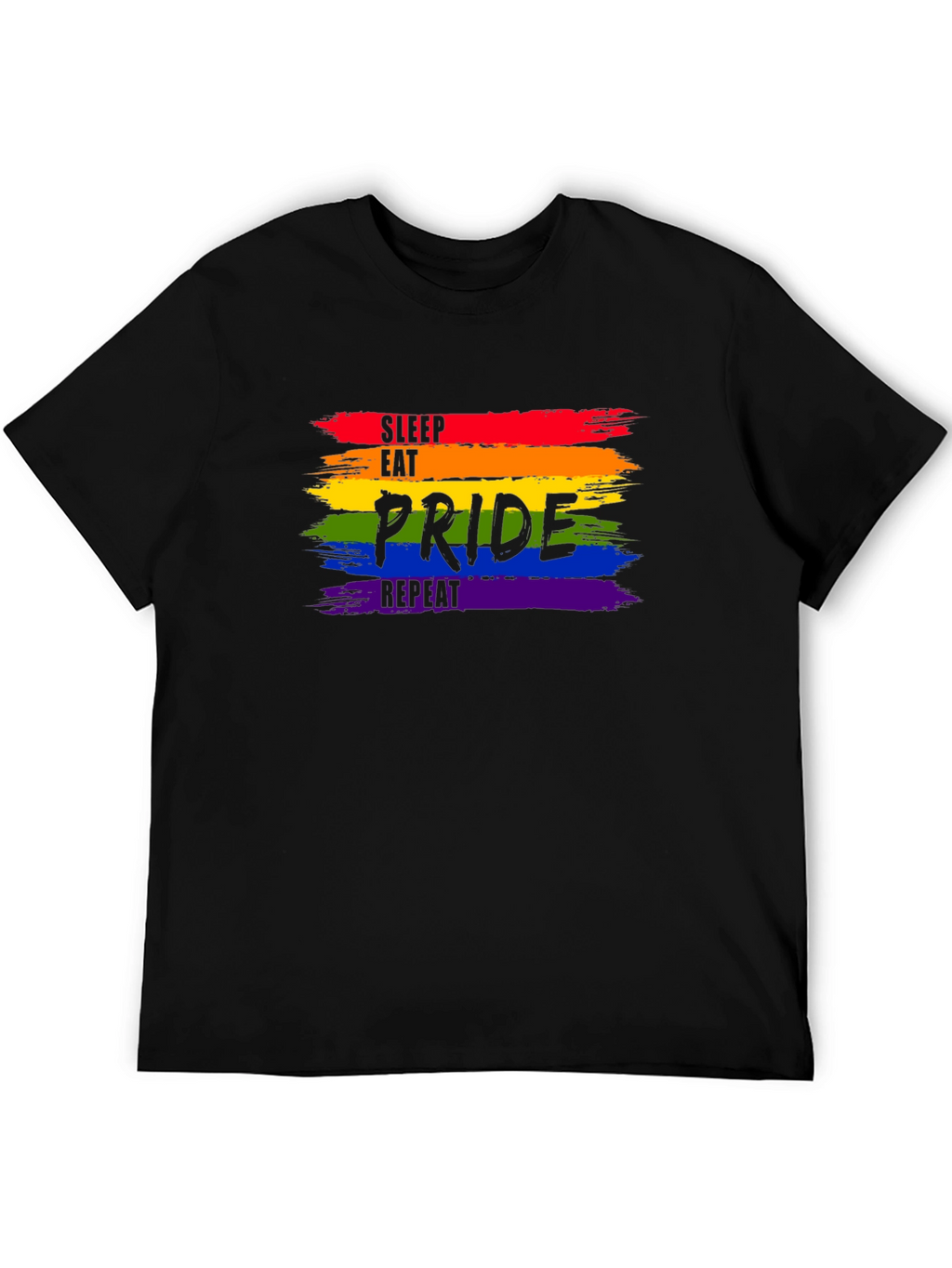 Pride Rainbow Tee - Sleep Eat Pride Repeat