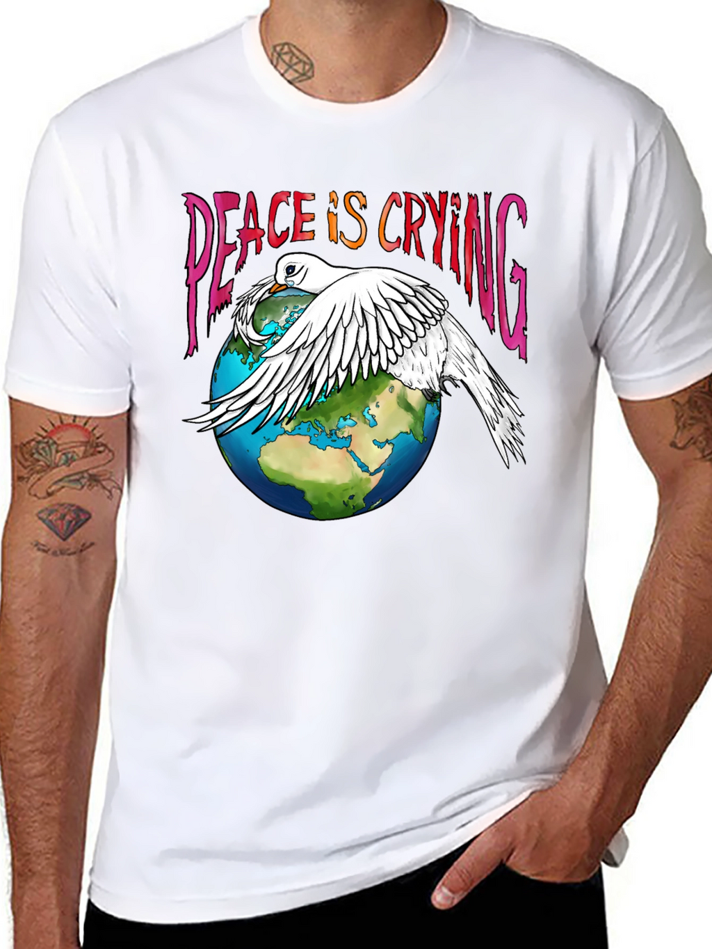 Peace is Crying Graphic Tee