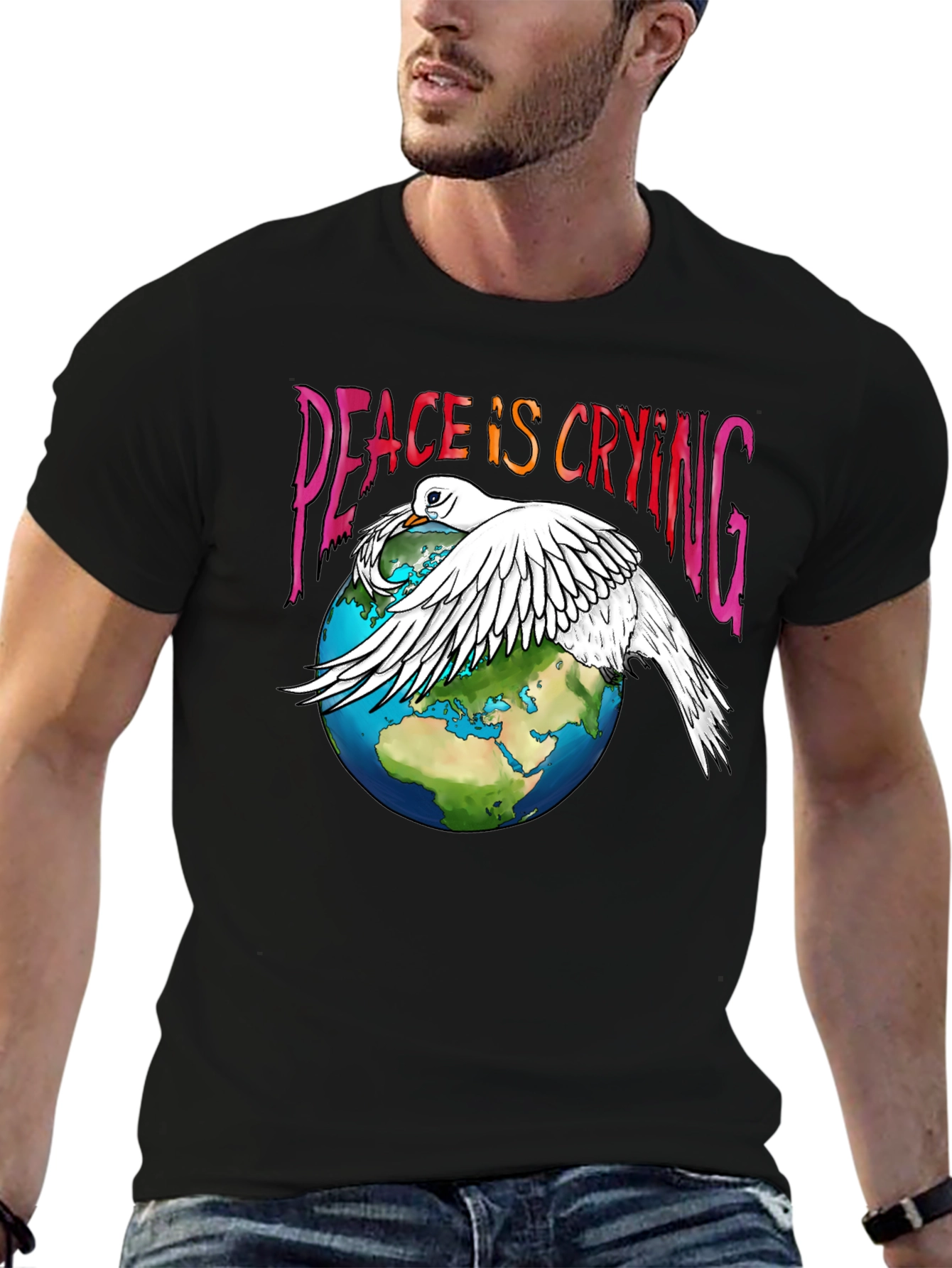 Peace is Crying Graphic Tee
