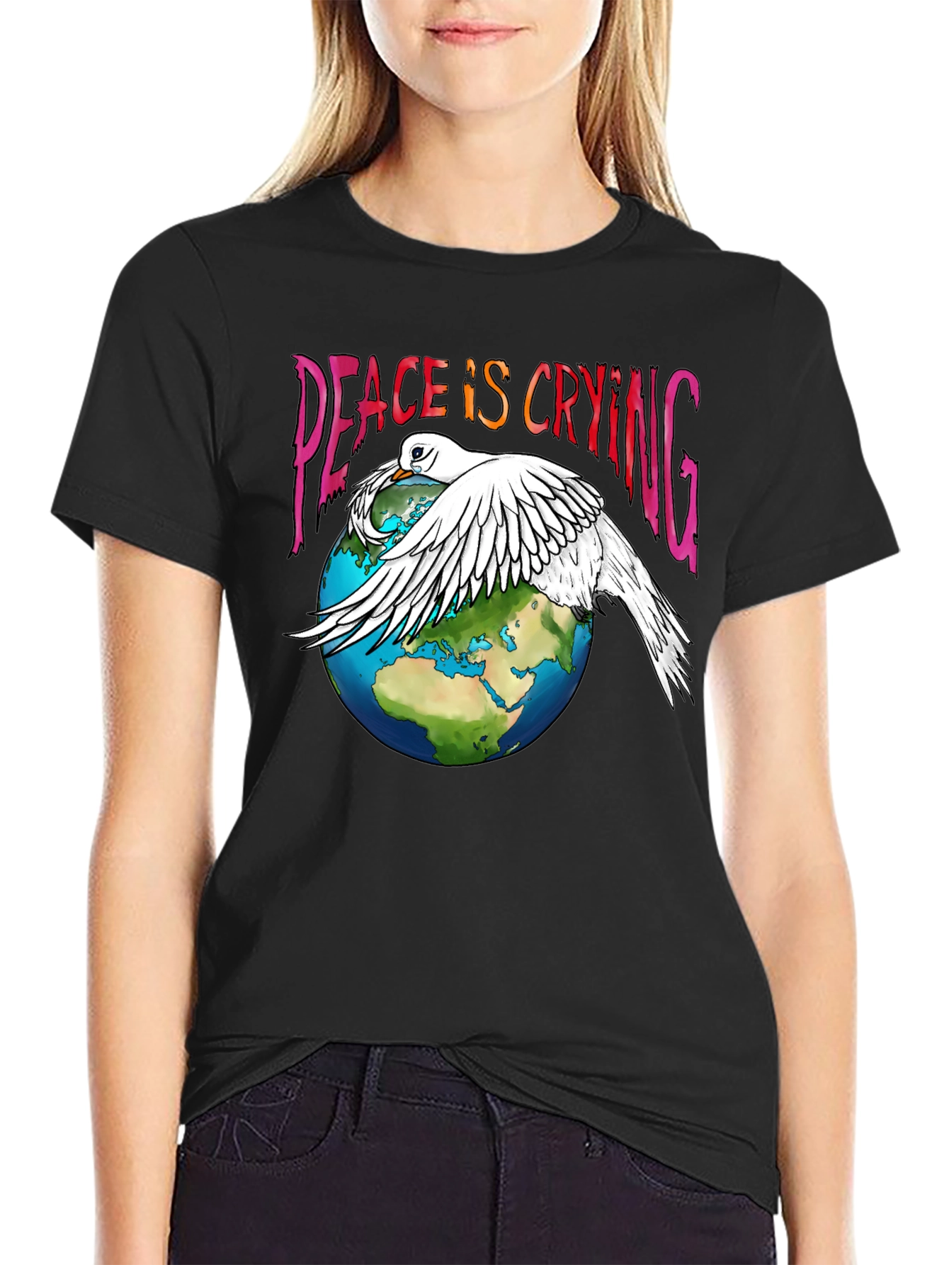 Peace is Crying Graphic Tee
