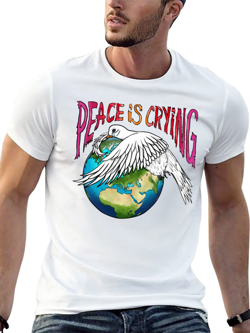 Peace is Crying Graphic Tee