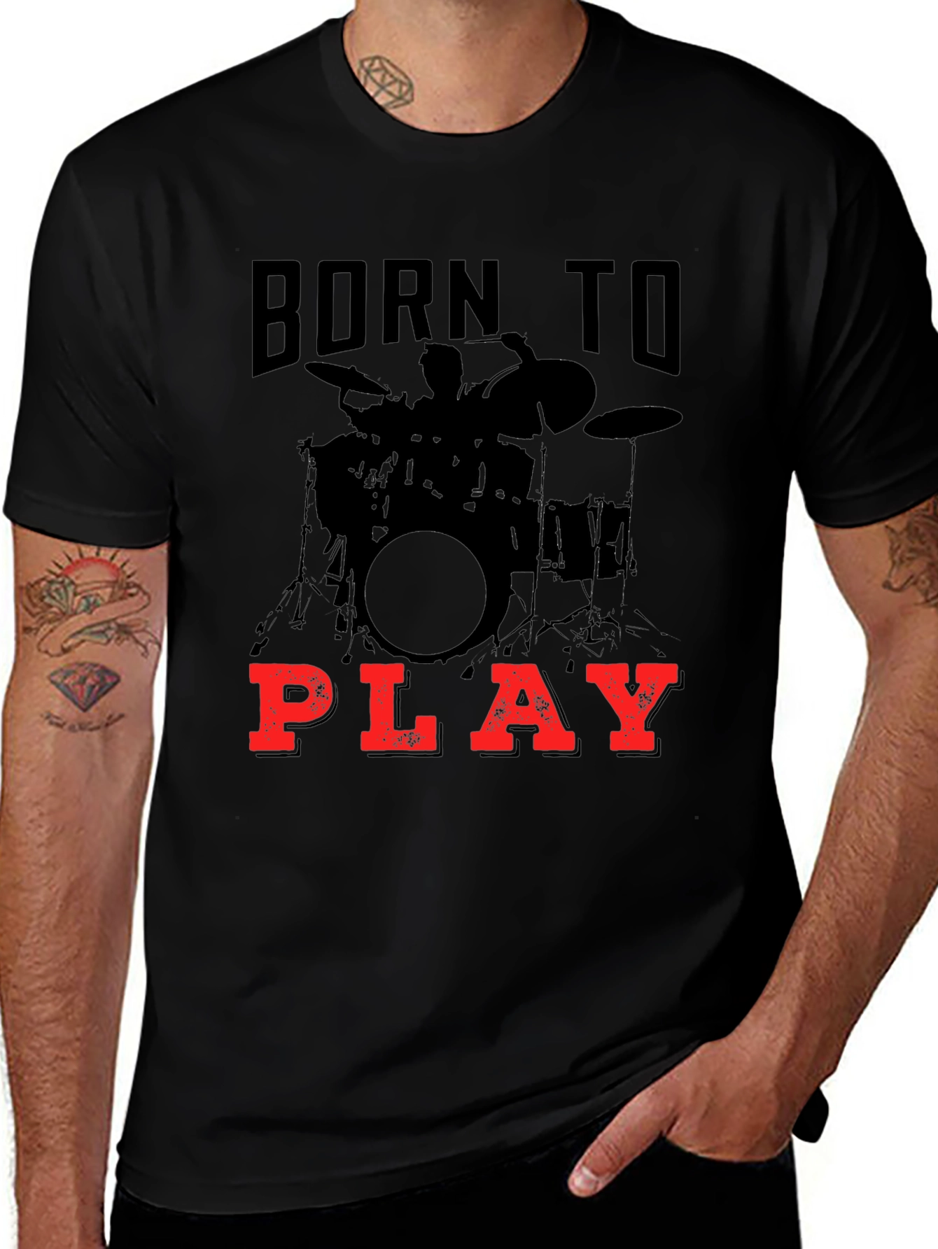 Born to Play Drum T-Shirt