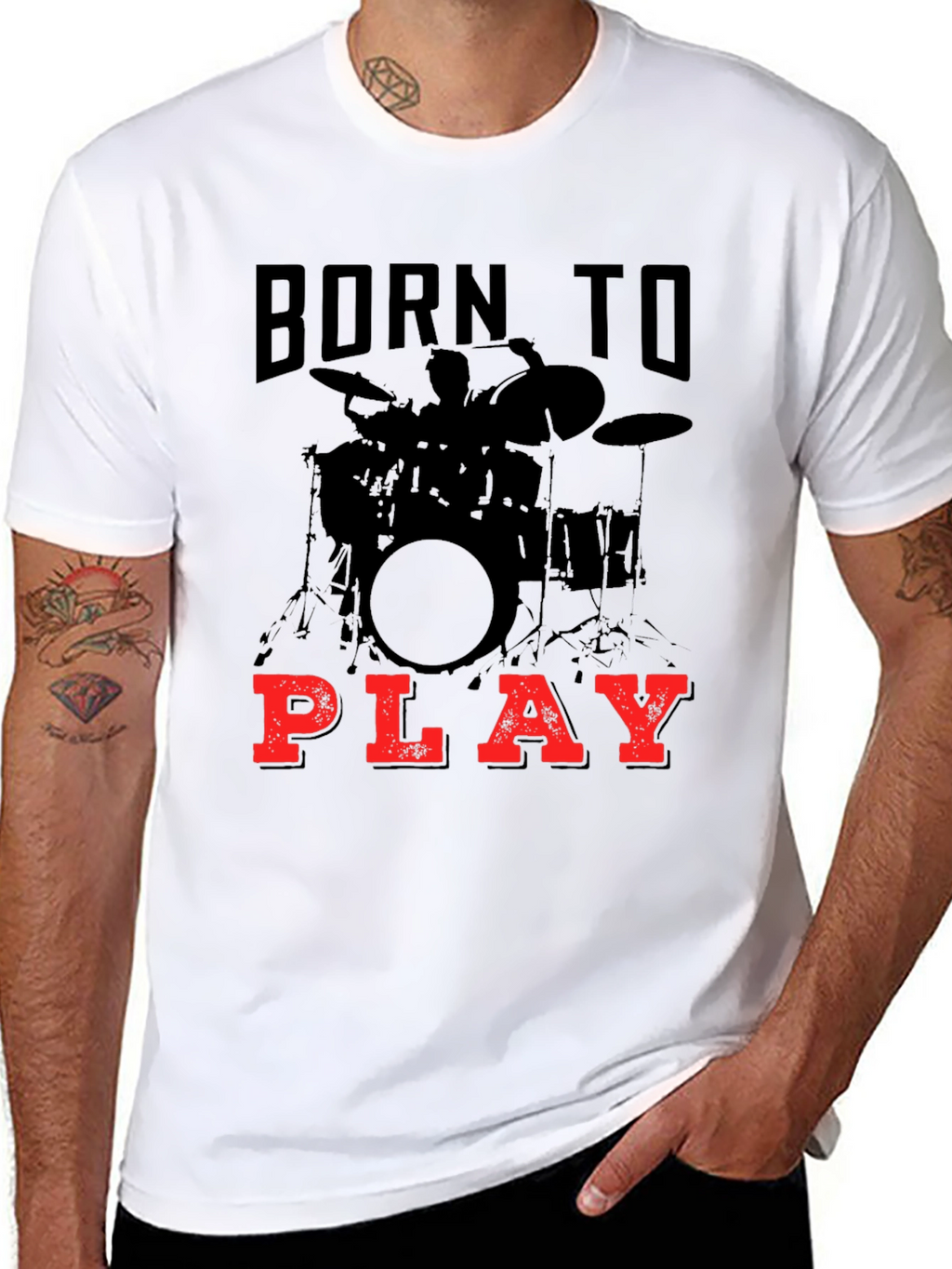 Born to Play Drum T-Shirt