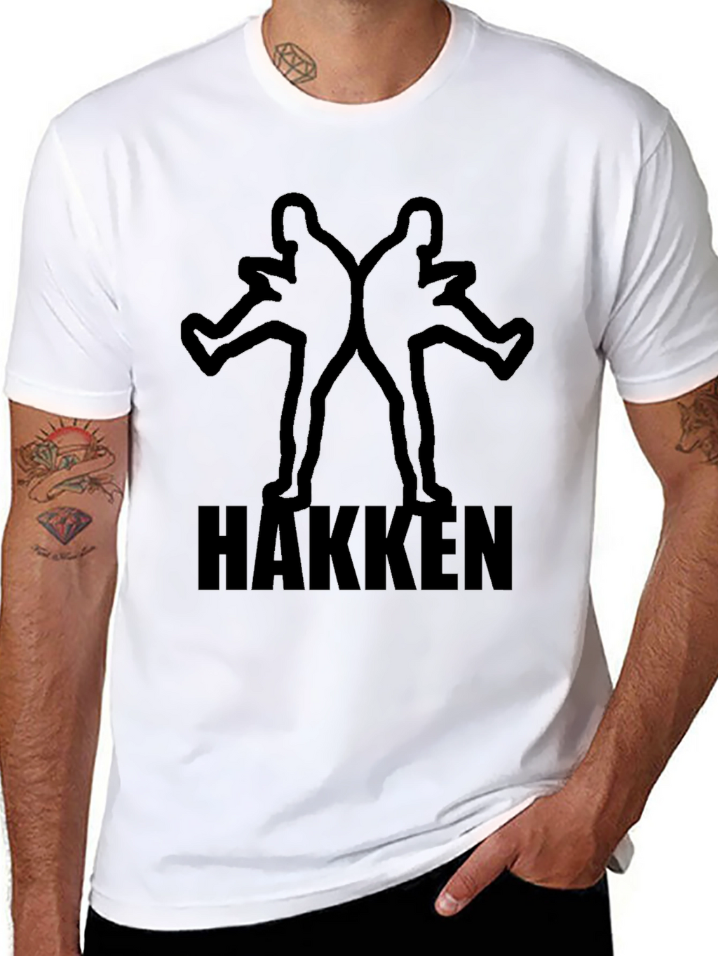 Hakken Dance Graphic T-Shirt - Black