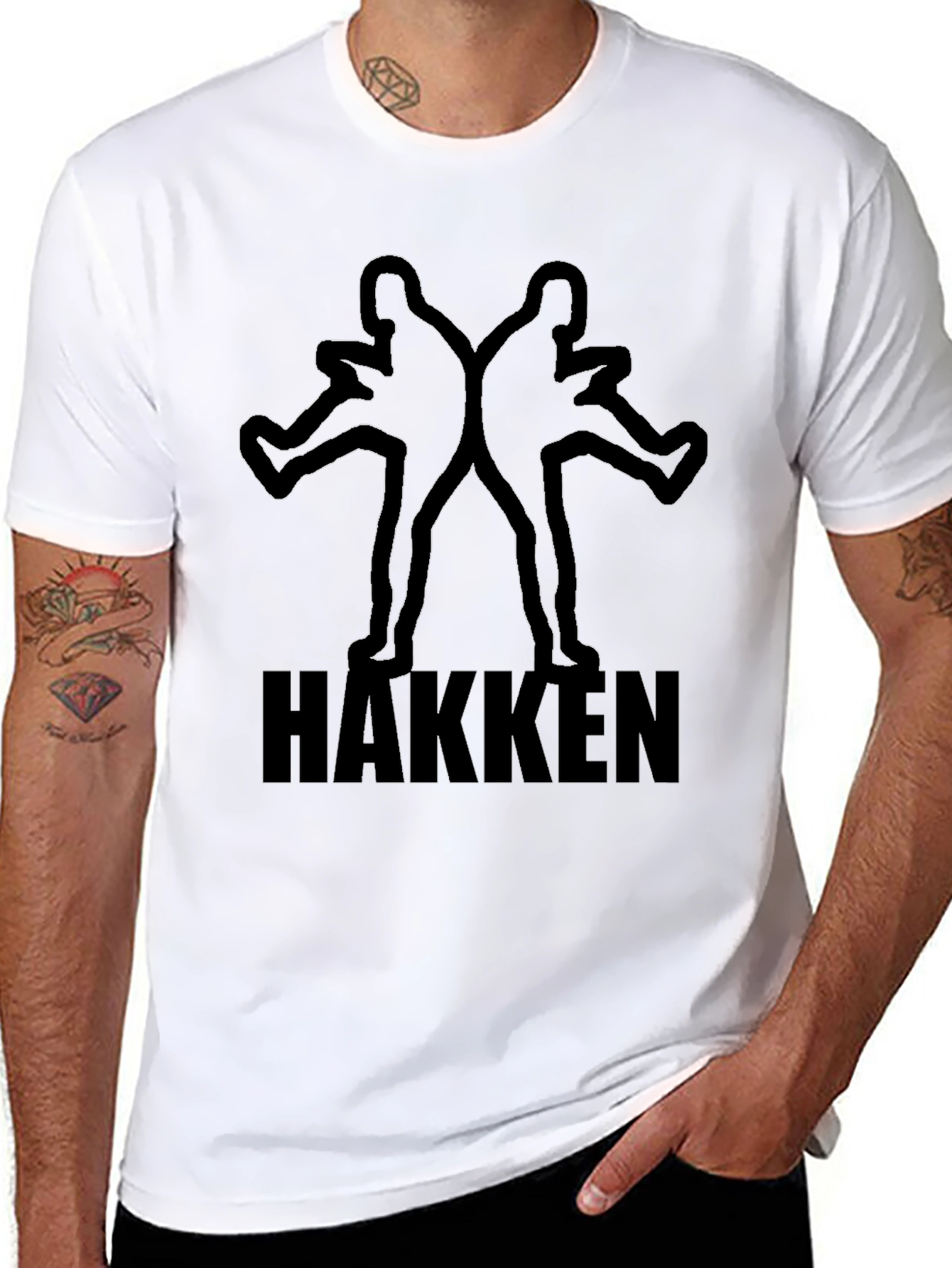 Hakken Dance Graphic T-Shirt - Black