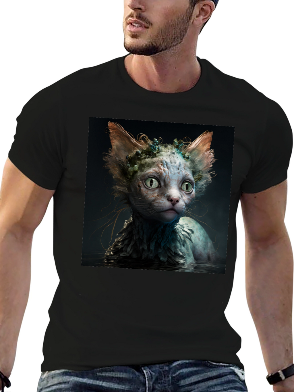 Mystical Cat Creature T-Shirt