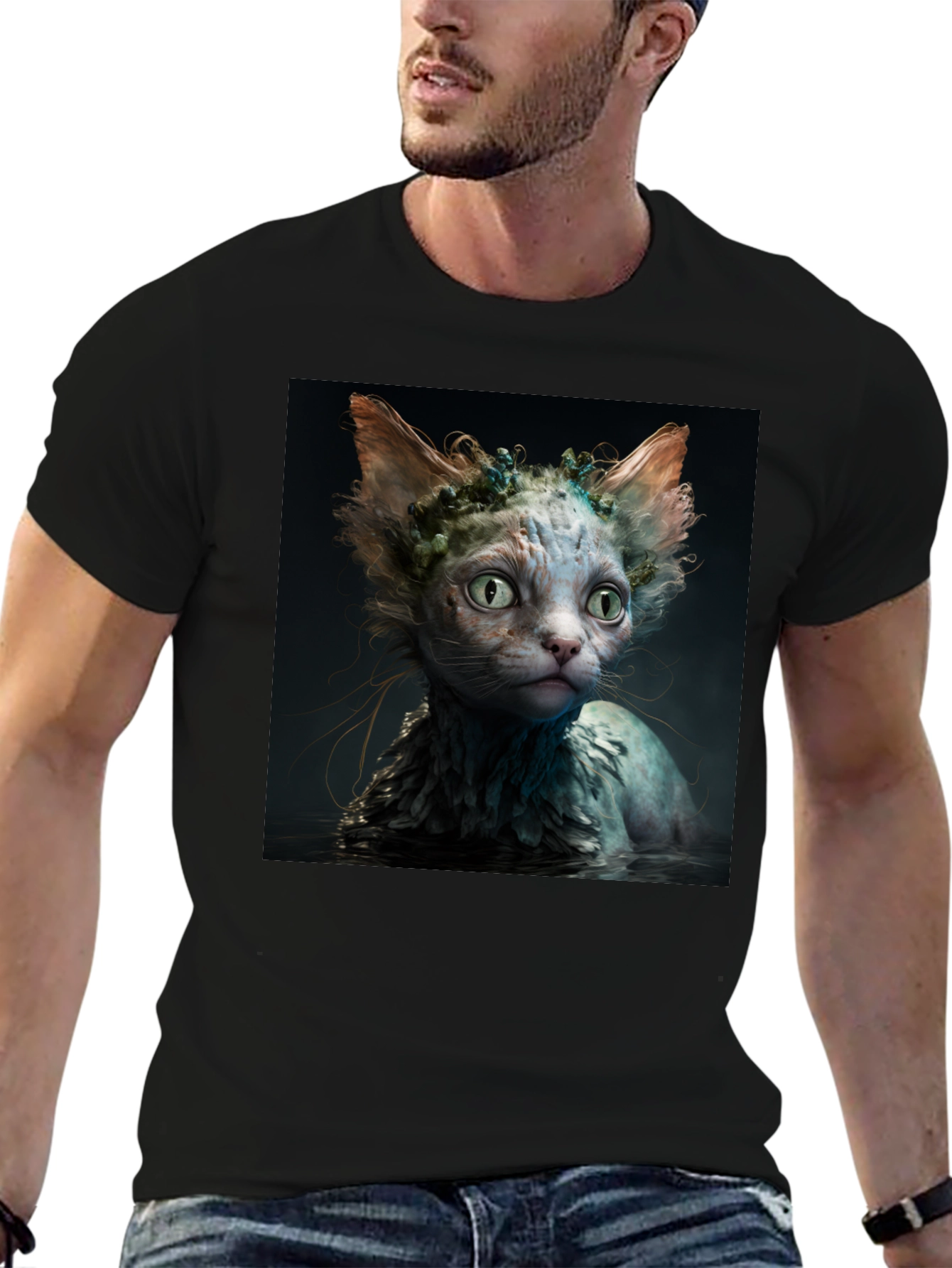 Mystical Cat Creature T-Shirt