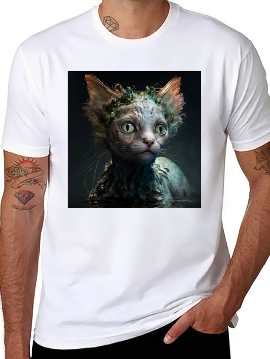 Mystical Cat Creature T-Shirt