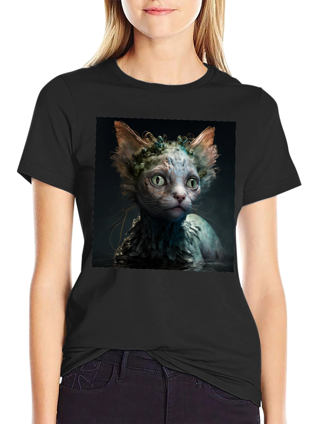 Mystical Cat Creature T-Shirt