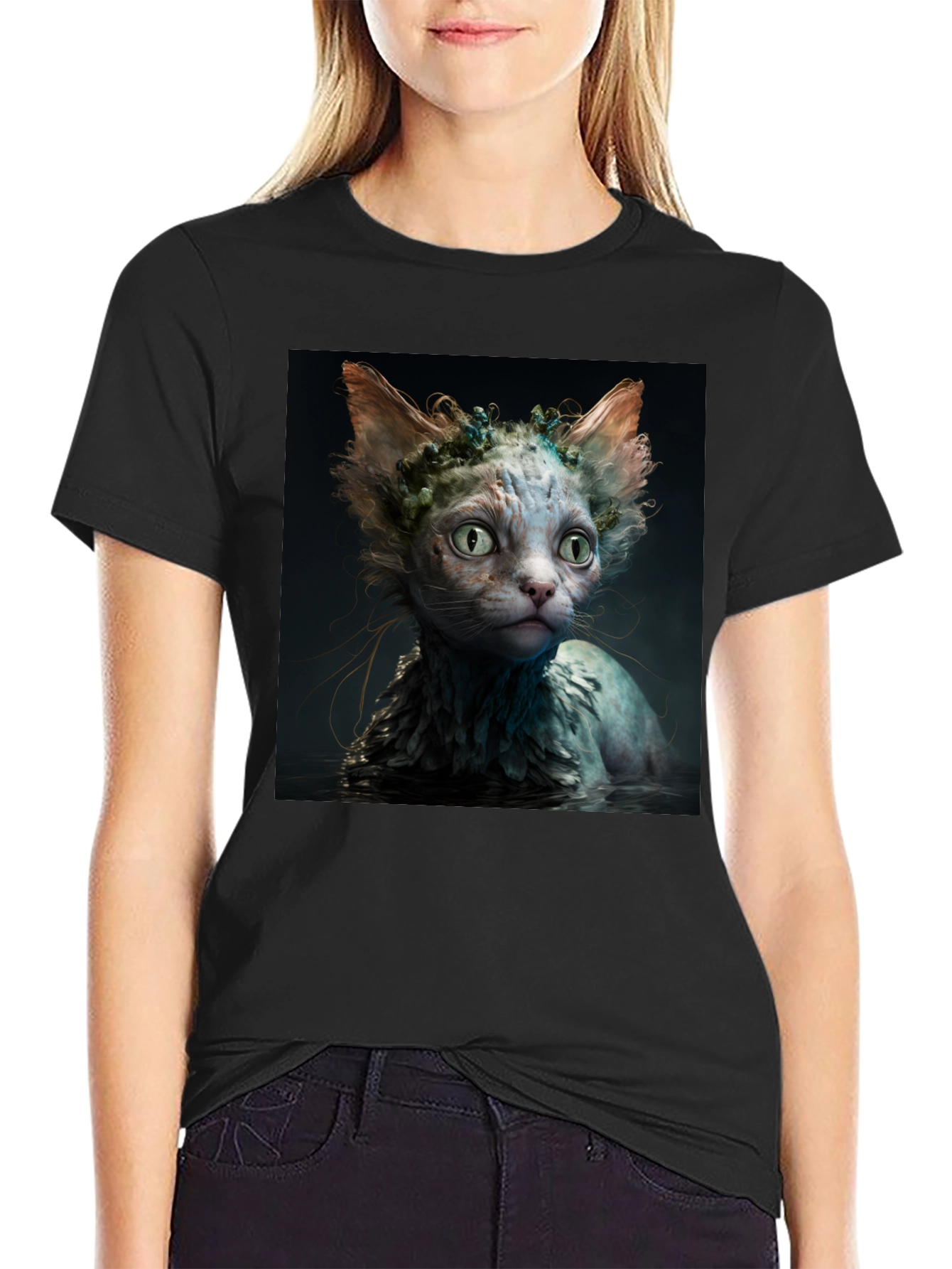 Mystical Cat Creature T-Shirt