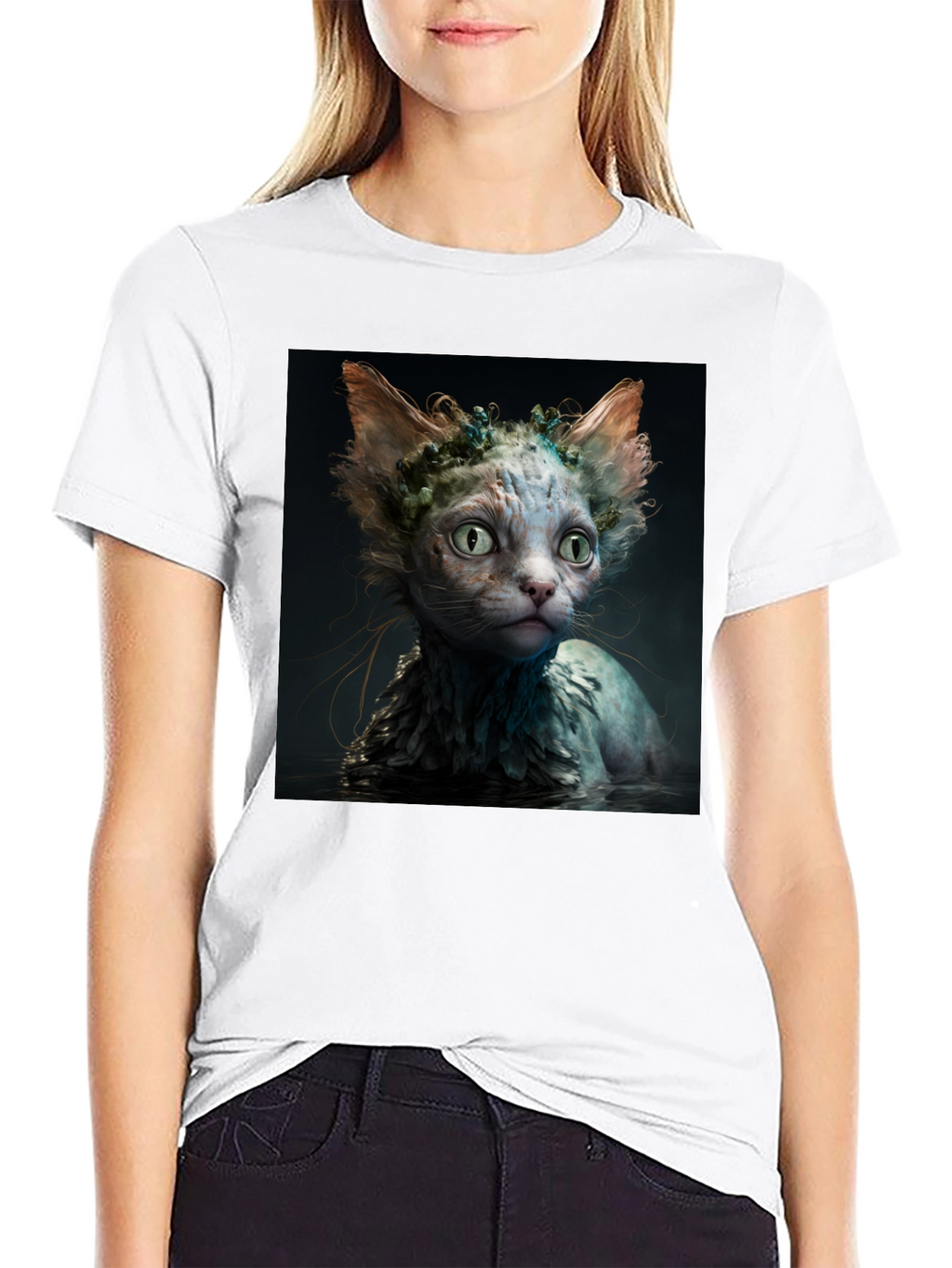 Mystical Cat Creature T-Shirt