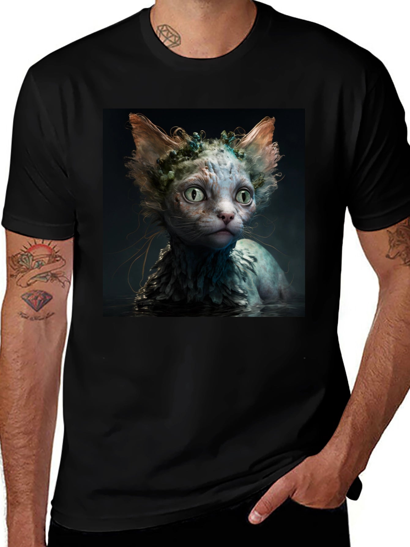 Mystical Cat Creature T-Shirt