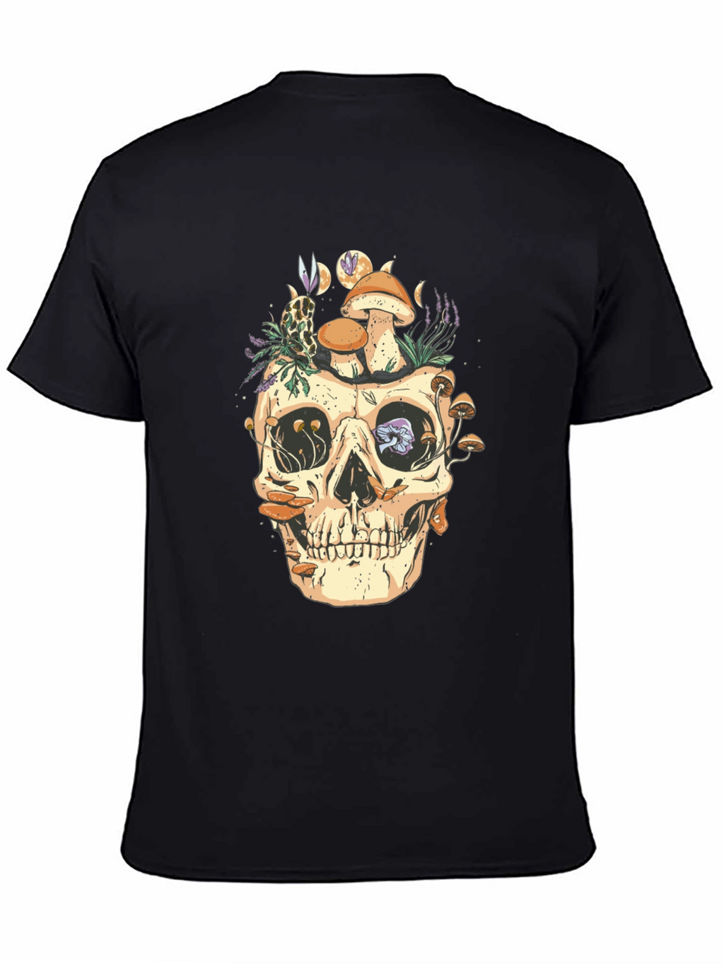 Skull & Mushrooms Graphic Tee