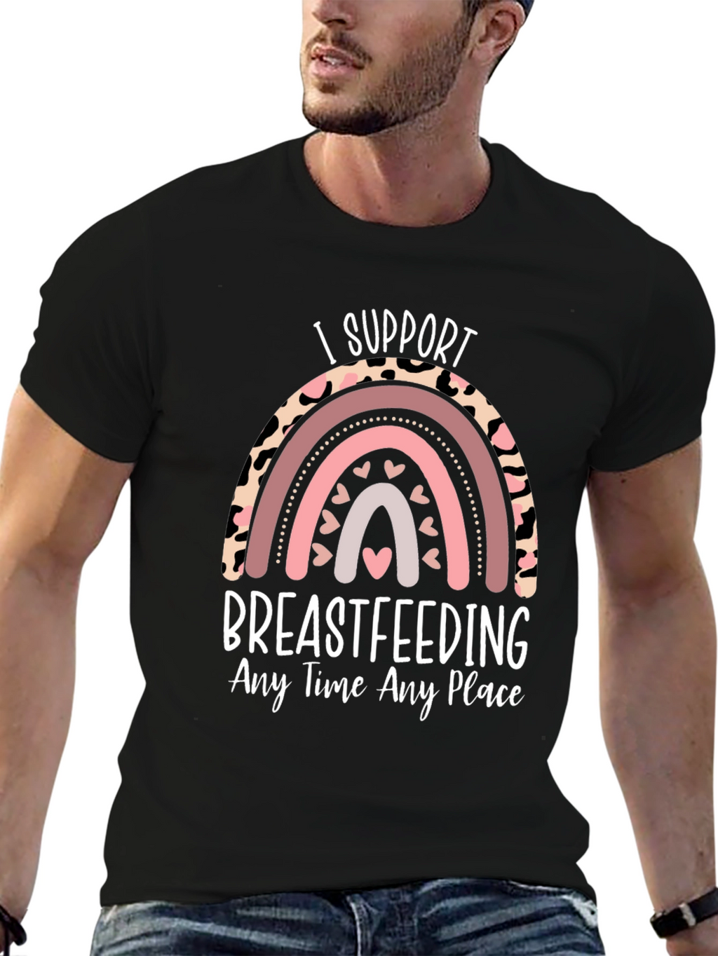 I Support Breastfeeding Graphic Tee