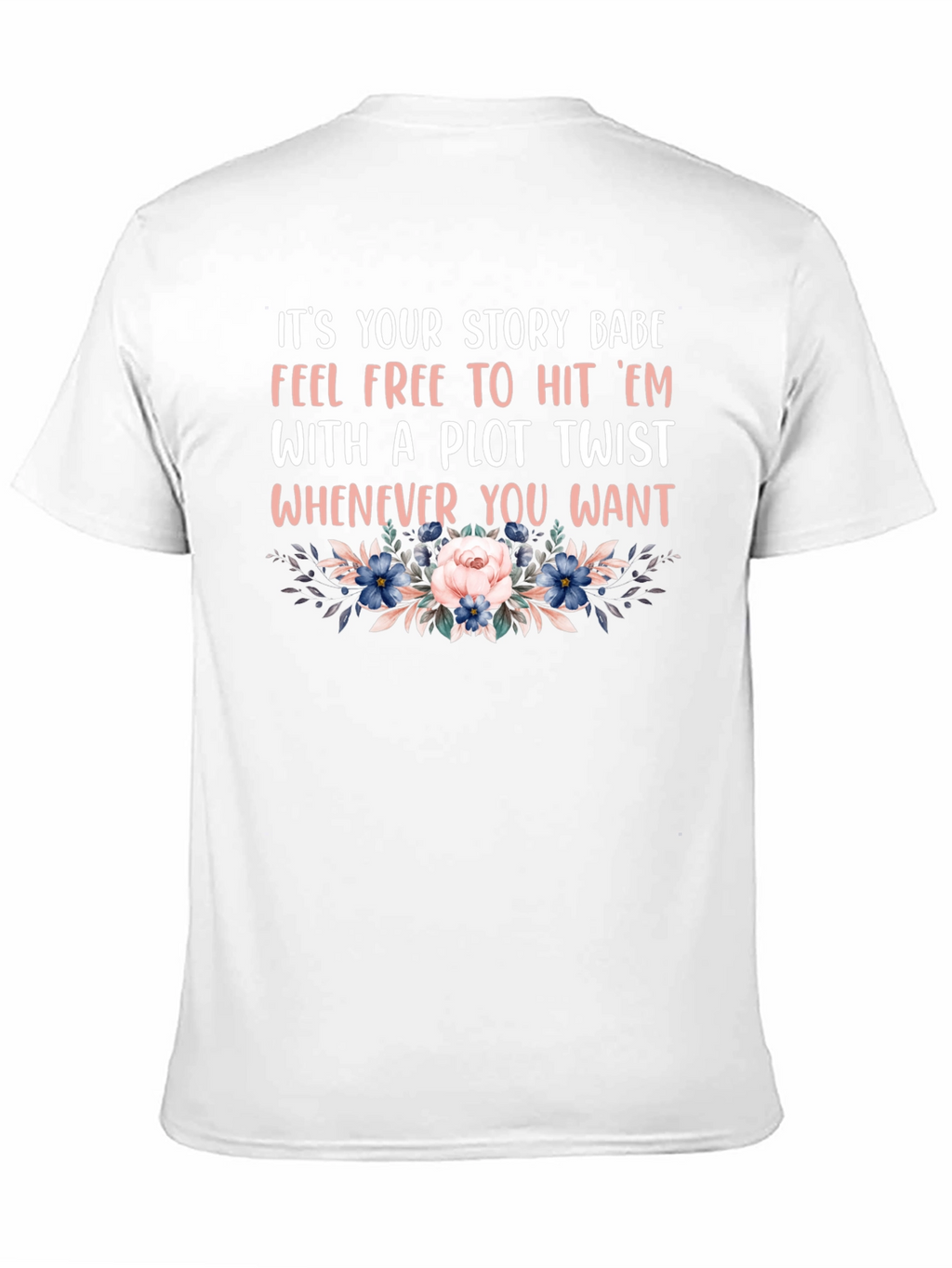 Plot Twist Floral Graphic Tee