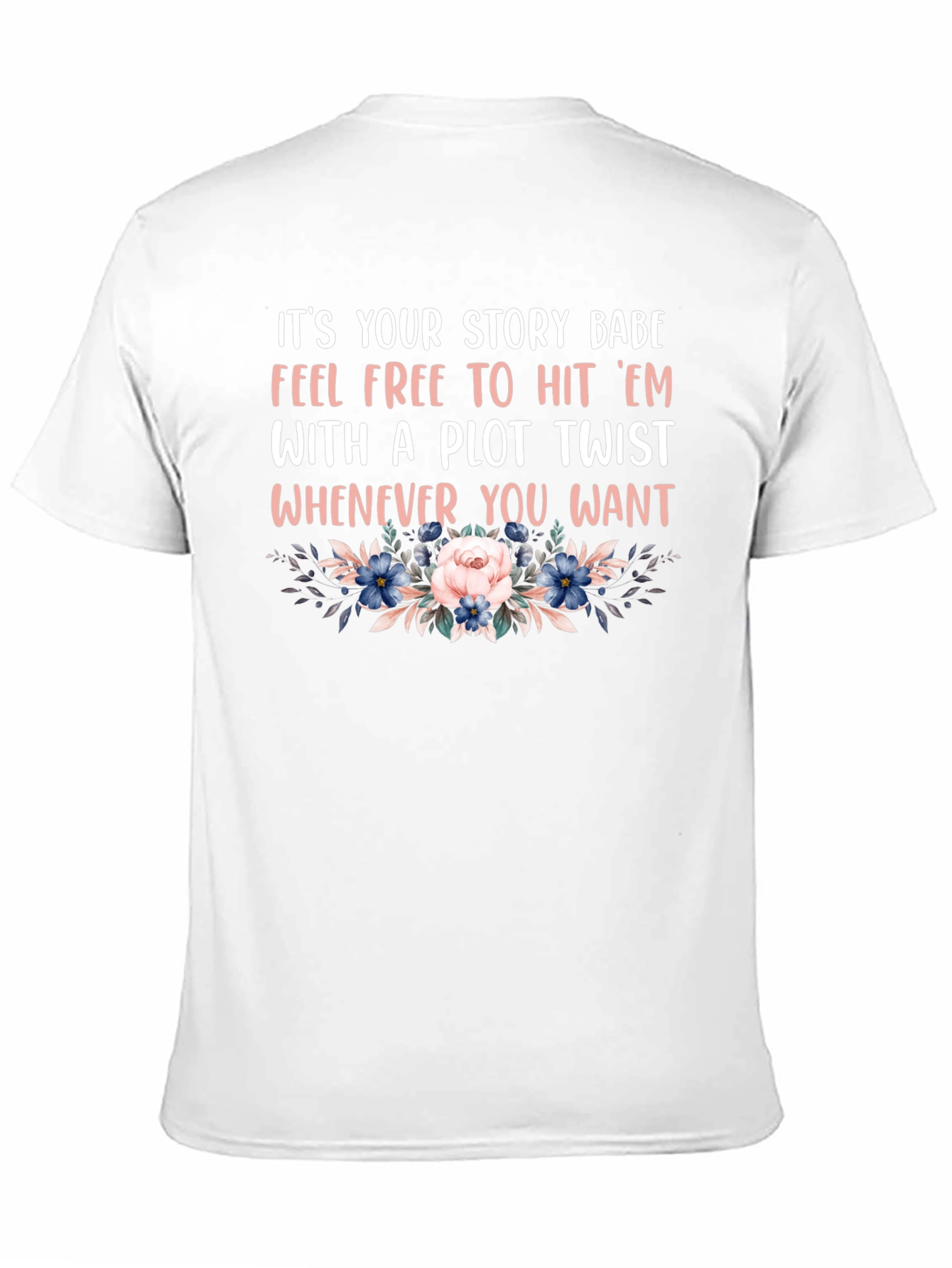 Plot Twist Floral Graphic Tee