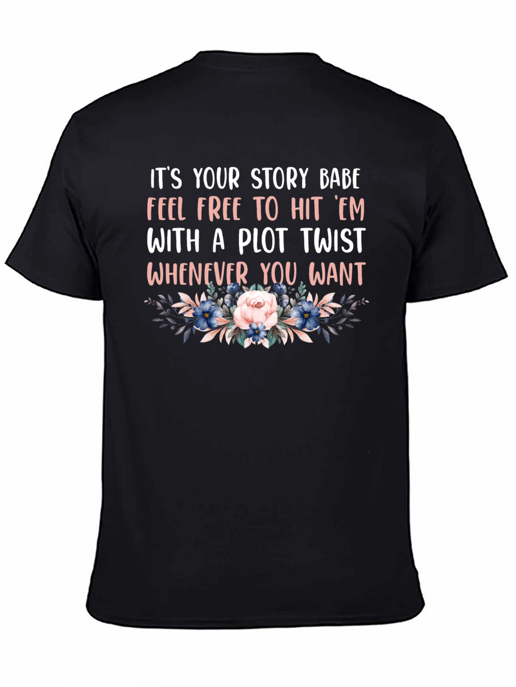 Plot Twist Floral Graphic Tee