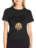 Doodle Mom T-Shirt - Cute Dog Lover Tee