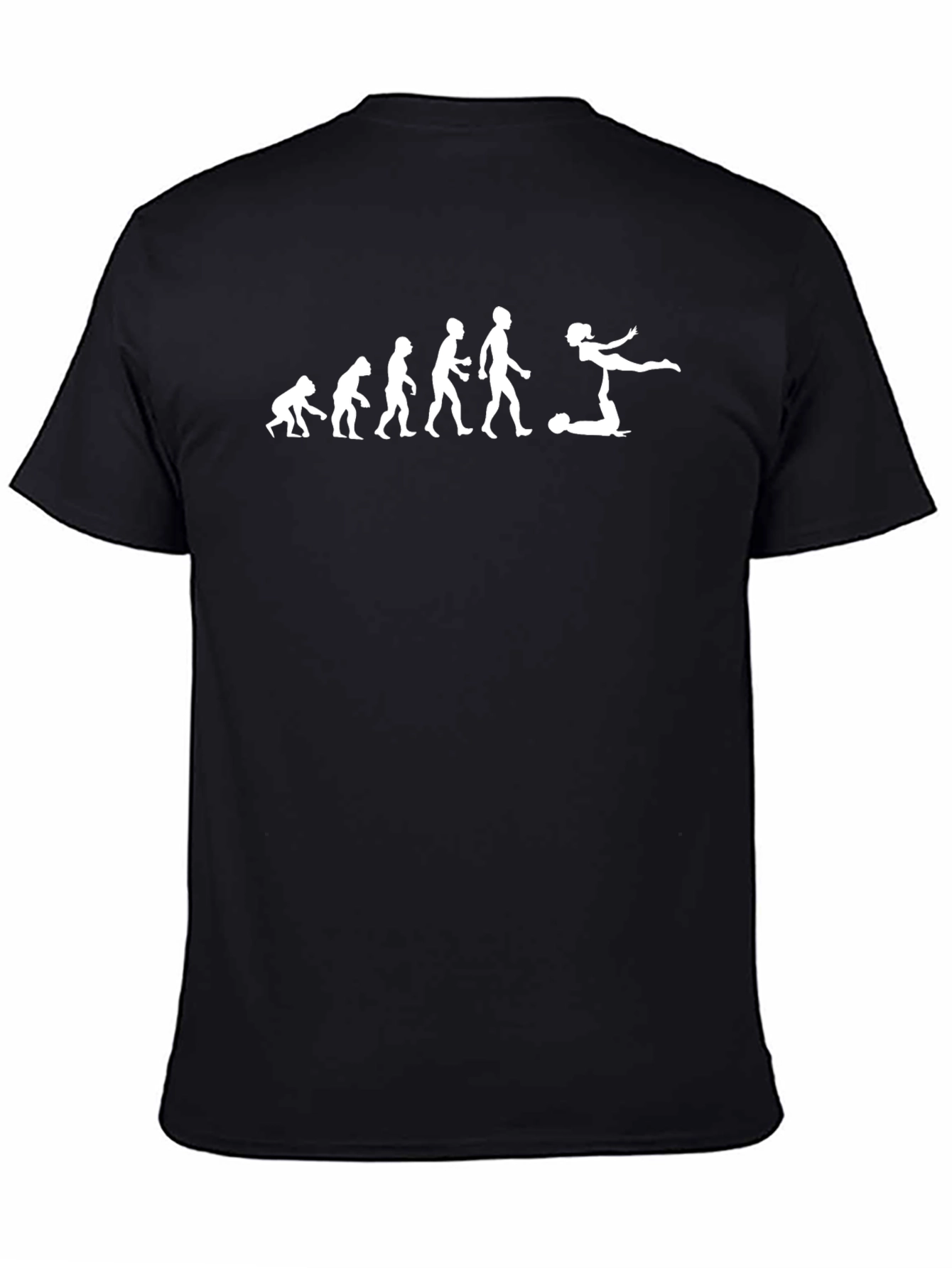 Evolution of Acro T-Shirt - Black Cotton Blend