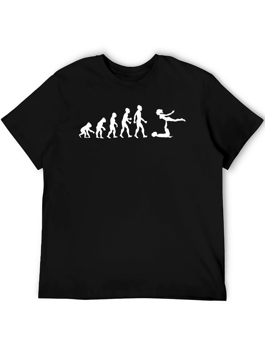 Evolution of Acro T-Shirt - Black Cotton Blend