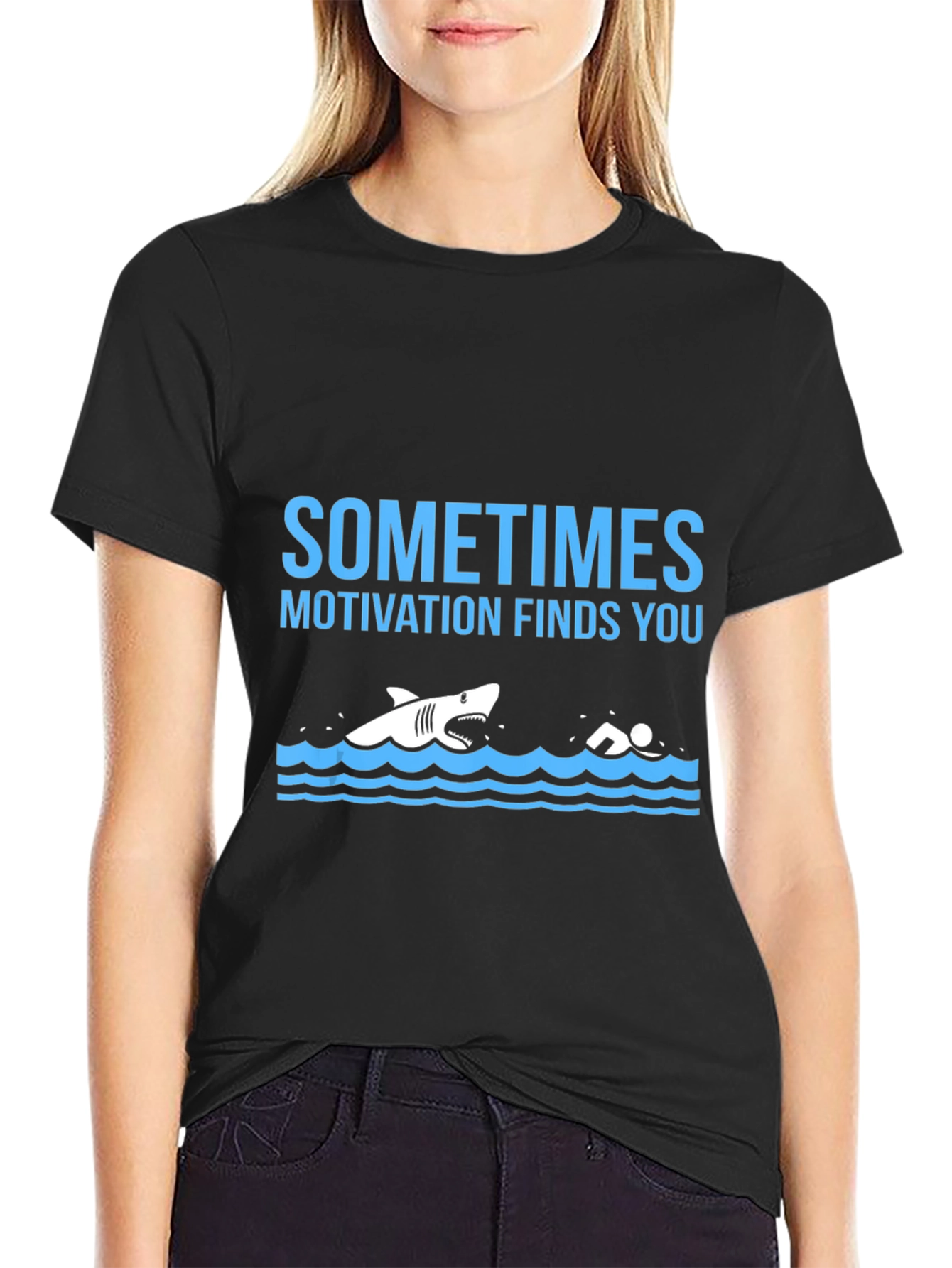 Sometimes Motivation Finds You Graphic Tee