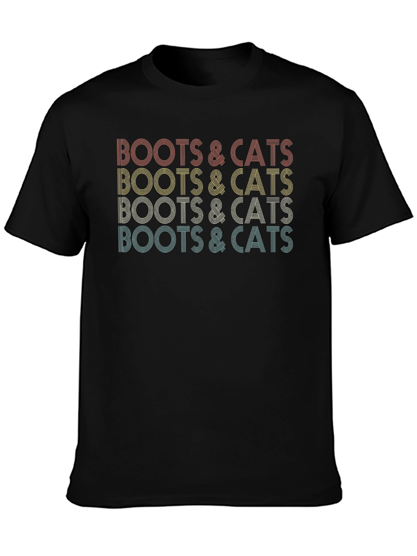 Boots & Cats Retro Graphic Tee