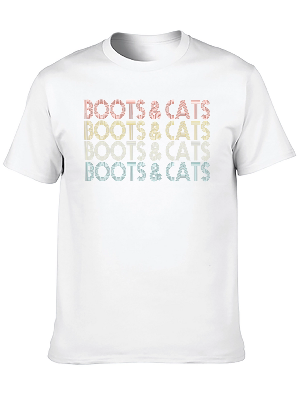 Boots & Cats Retro Graphic Tee