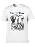 Funny Massage Therapy T-Shirt - Happiness