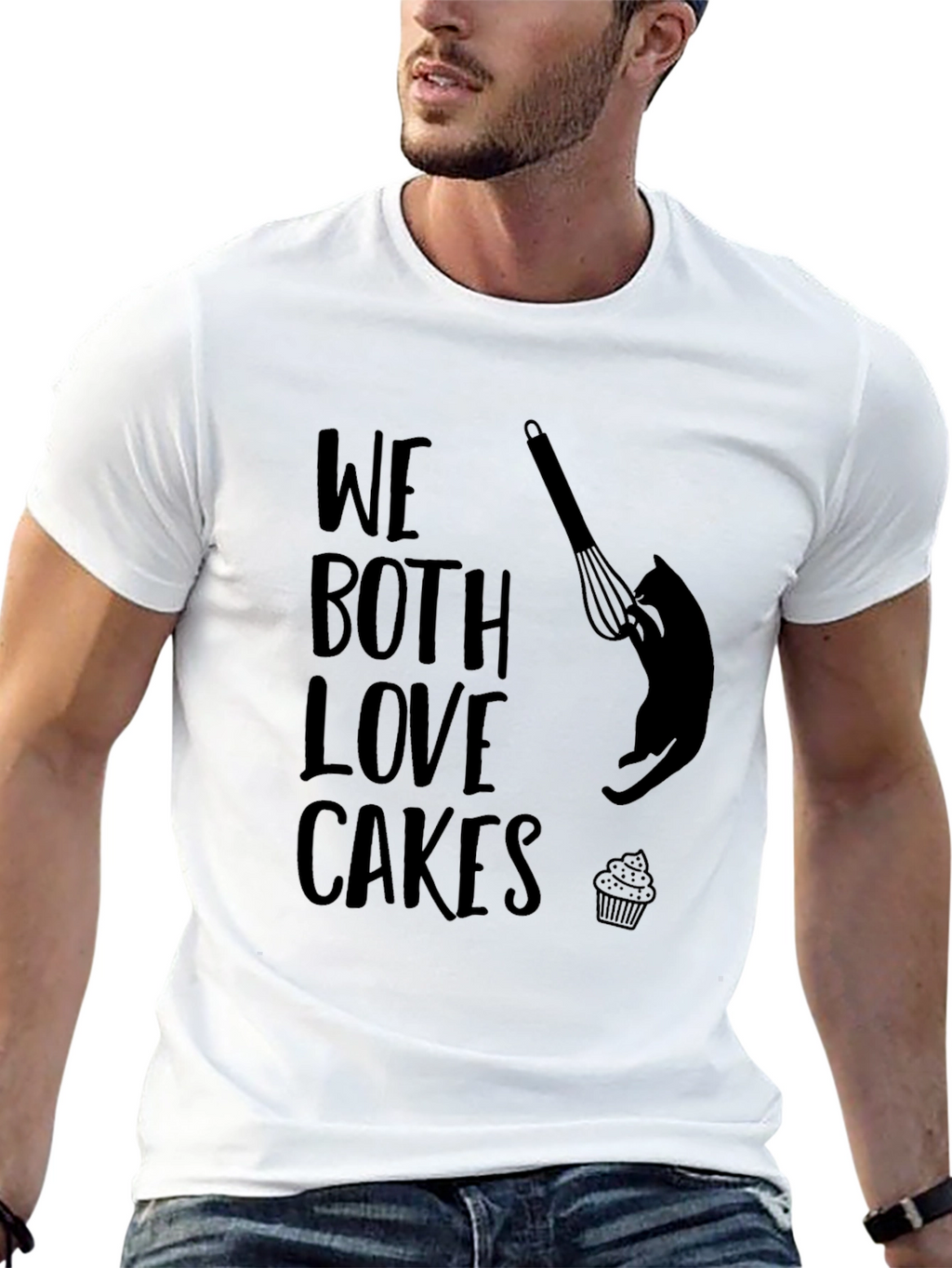 We Both Love Cakes Graphic T-Shirt