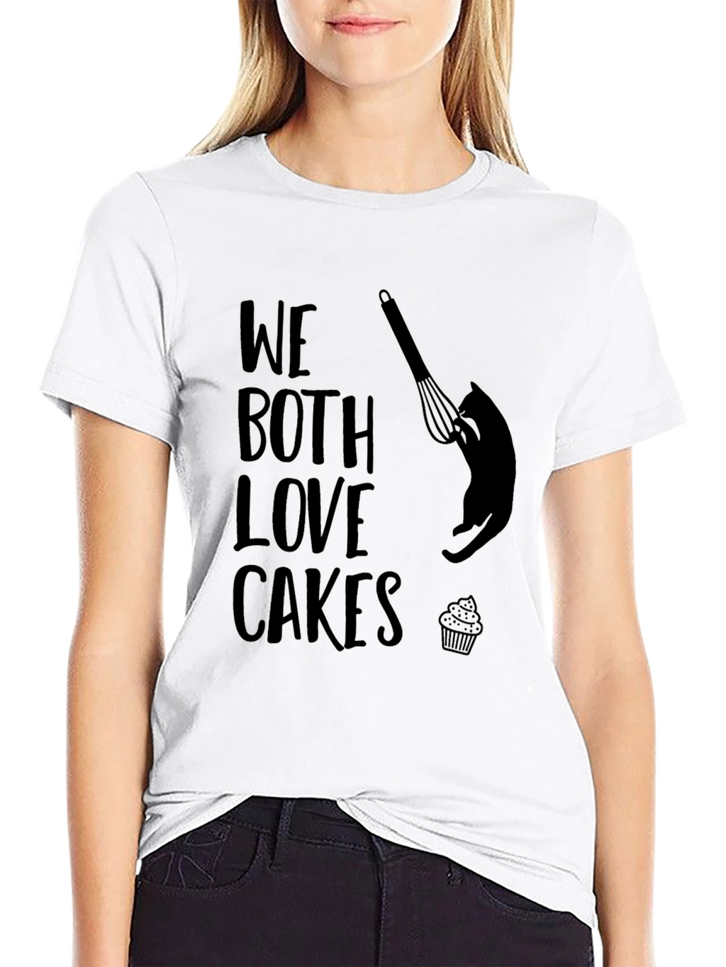 We Both Love Cakes Graphic T-Shirt