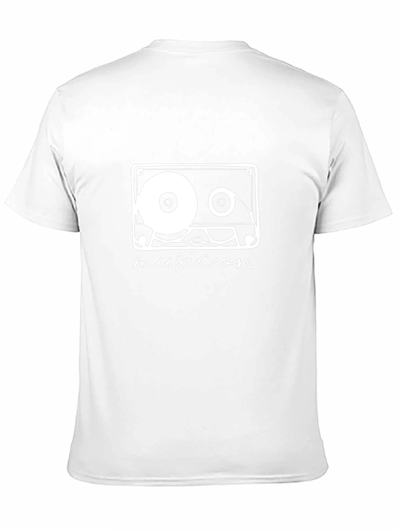 Music Cassette Graphic Tee - Retro Style