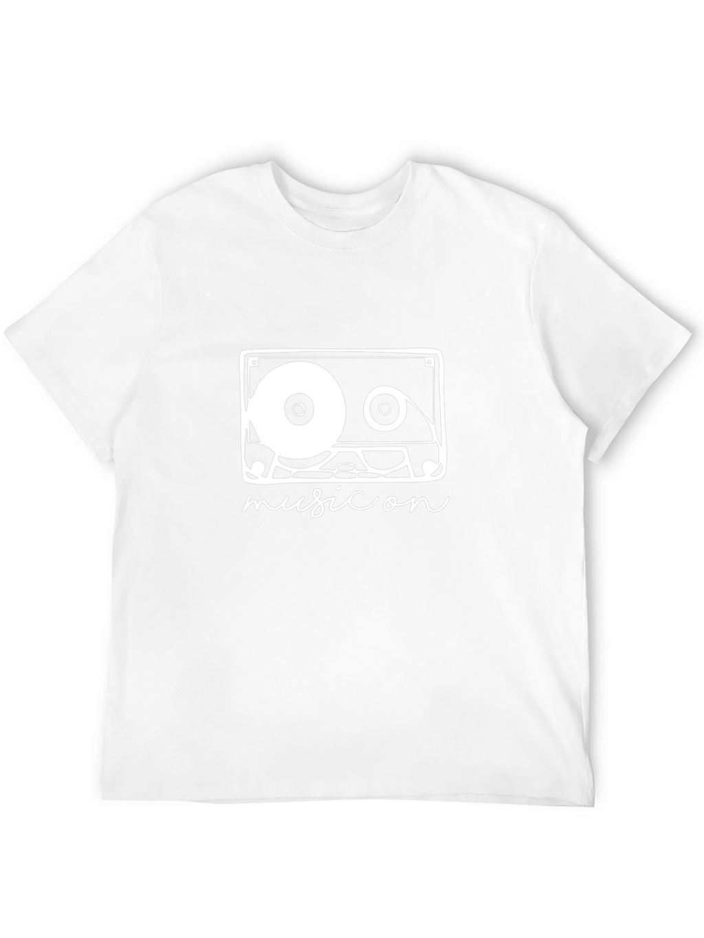 Music Cassette Graphic Tee - Retro Style