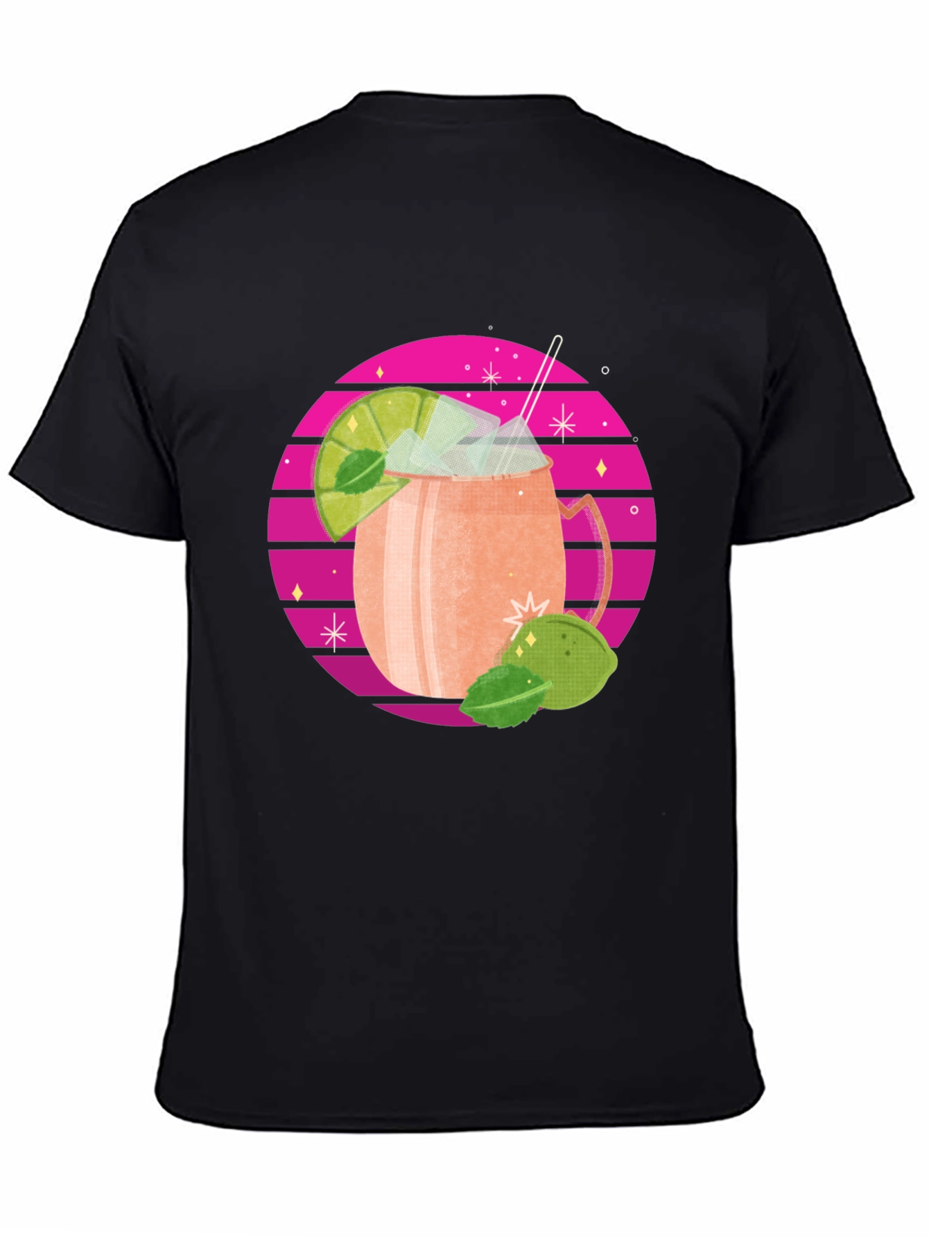Retro Cocktail T-Shirt - Stylish Drink Design