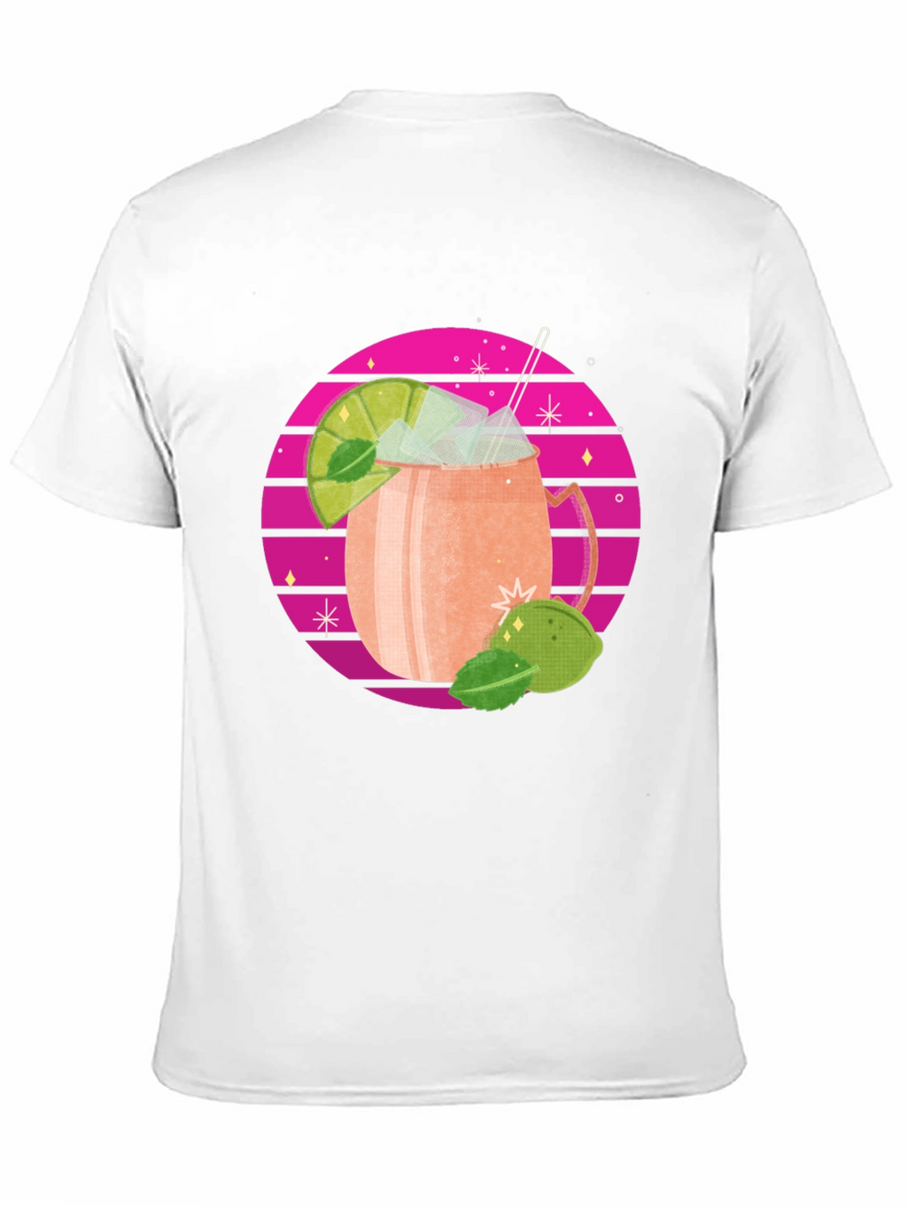 Retro Cocktail T-Shirt - Stylish Drink Design