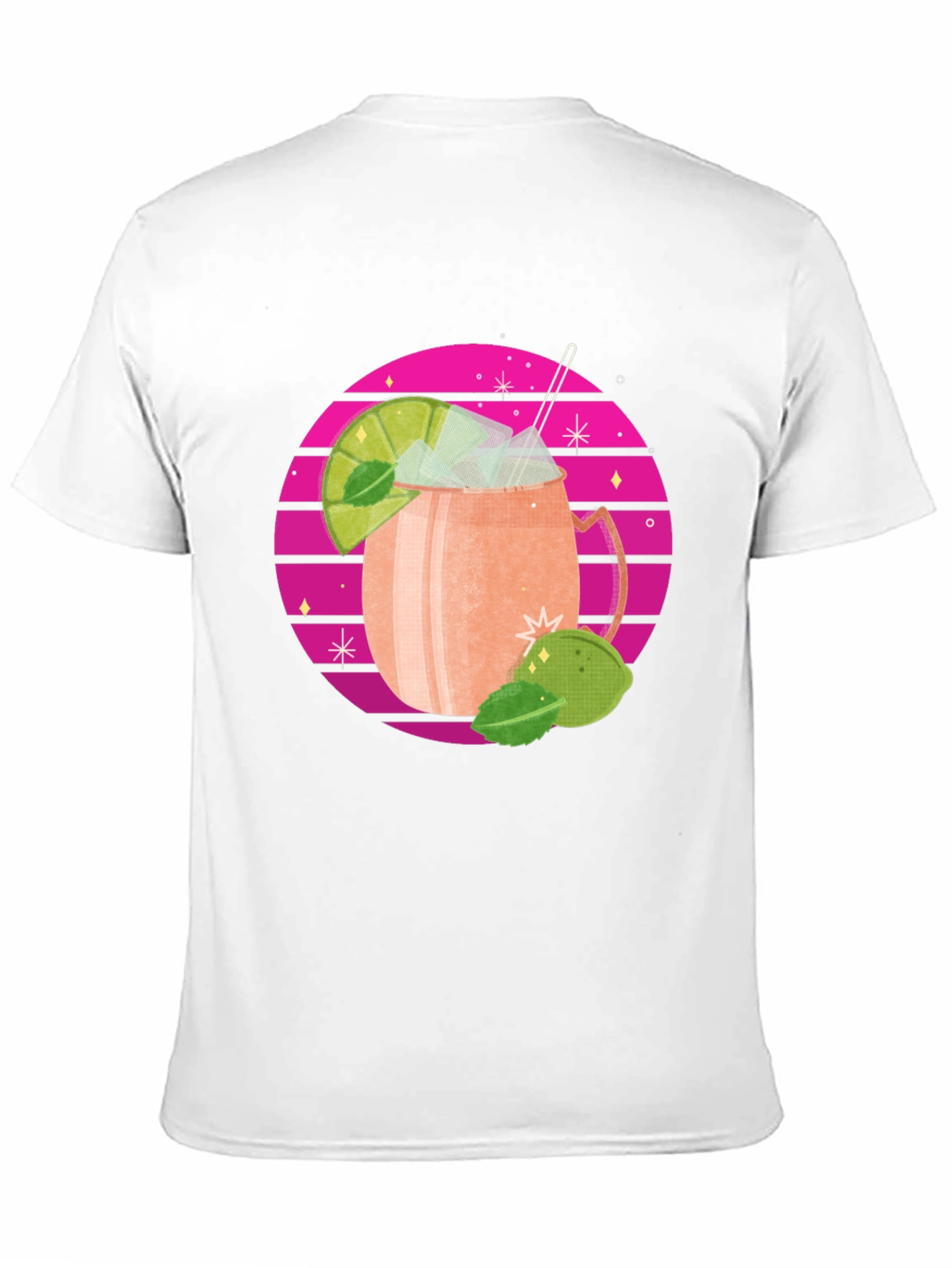 Retro Cocktail T-Shirt - Stylish Drink Design