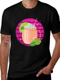 Retro Cocktail T-Shirt - Stylish Drink Design