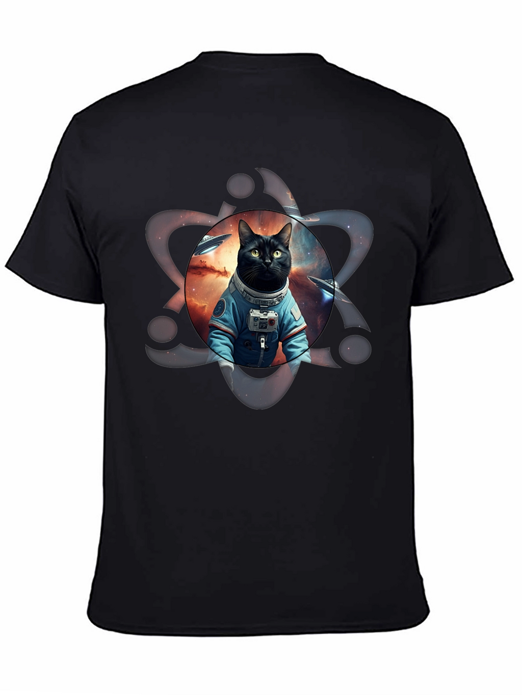 Cosmic Cat Astronaut Graphic Tee