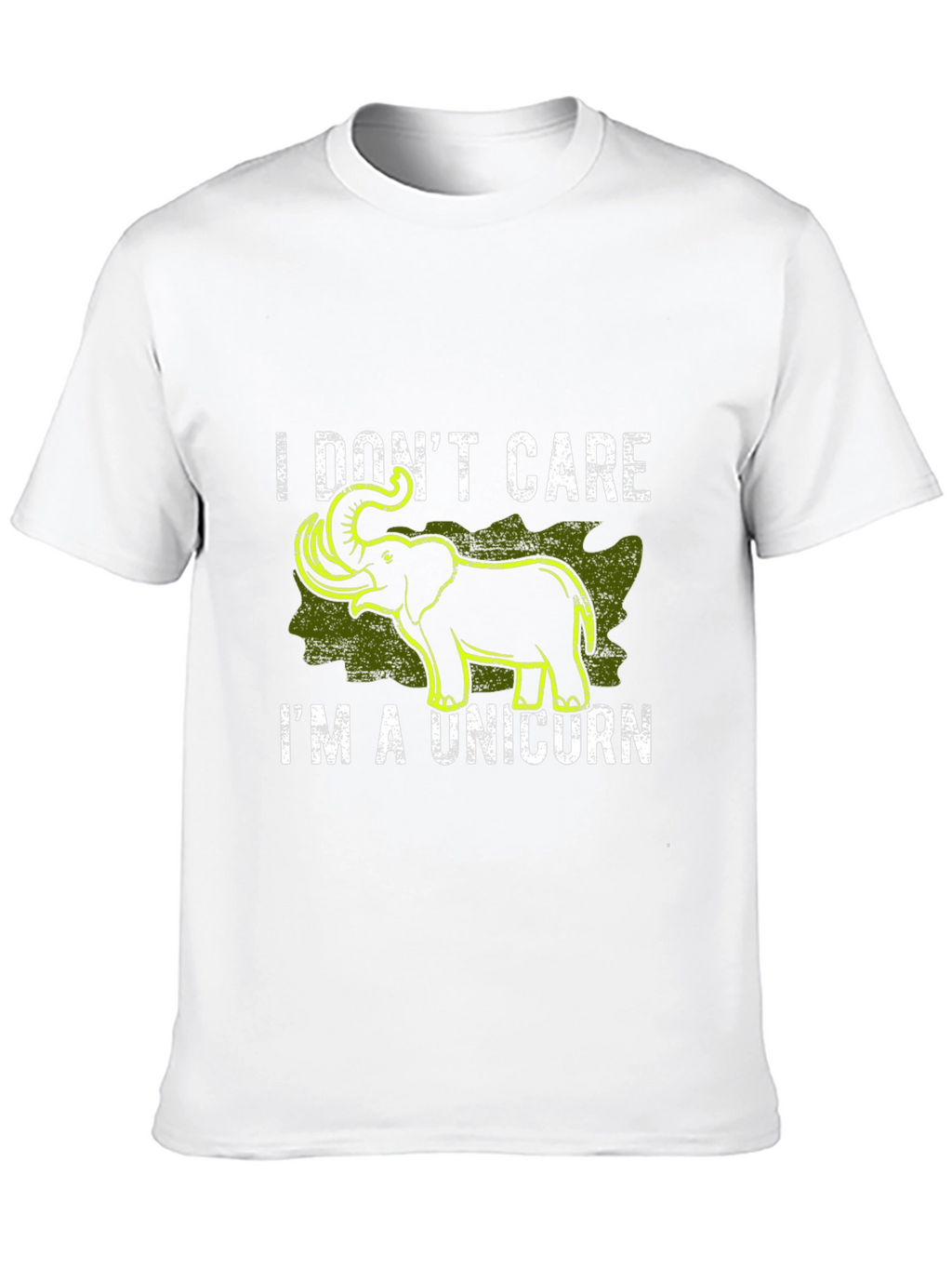 Funny Elephant Unicorn Graphic T-Shirt