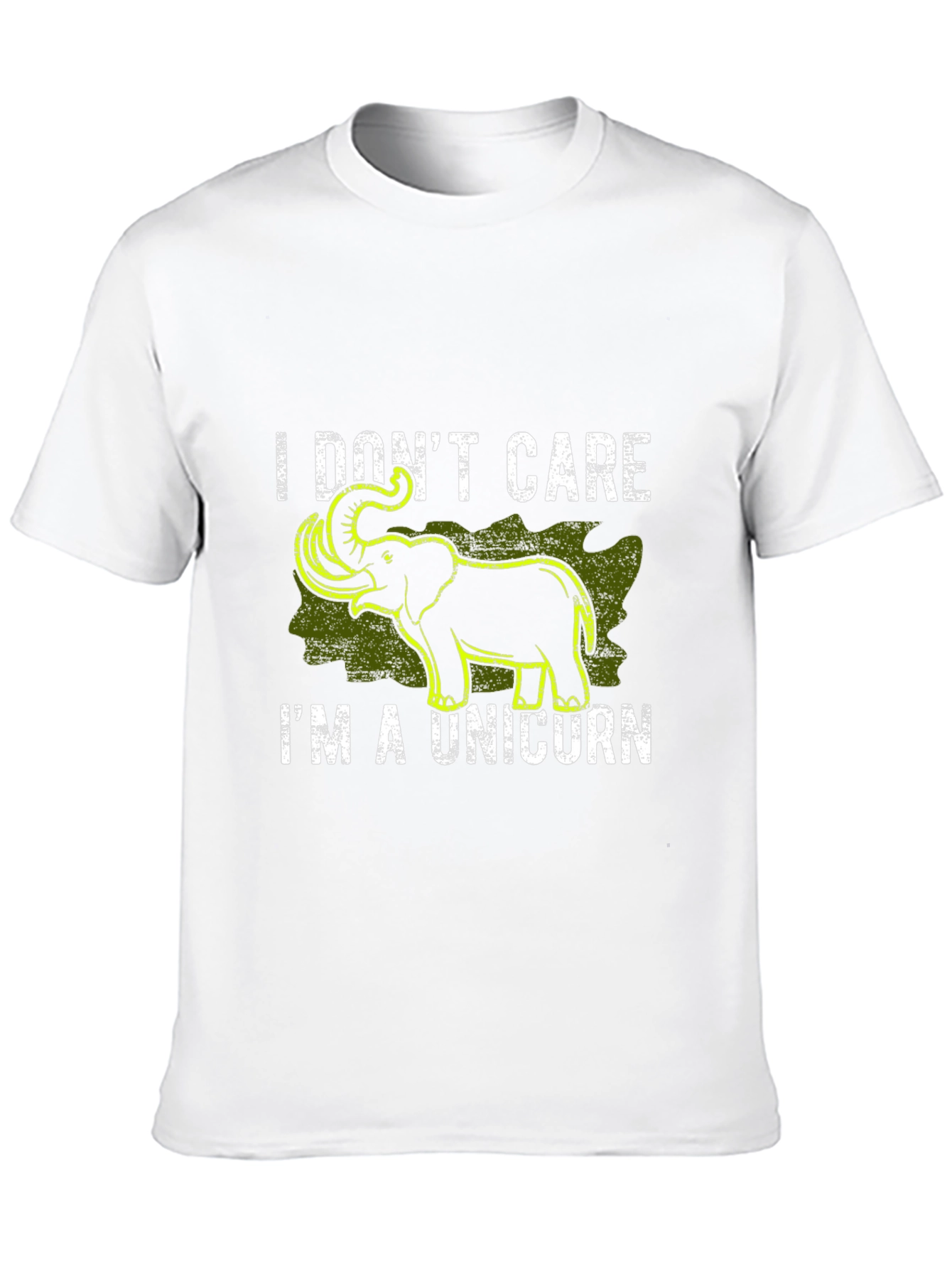 Funny Elephant Unicorn Graphic T-Shirt