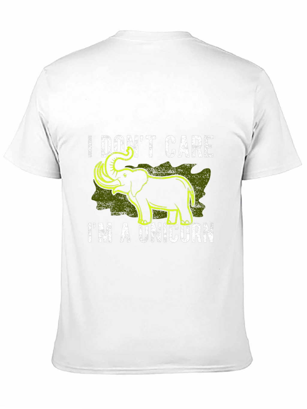 Funny Elephant Unicorn Graphic T-Shirt