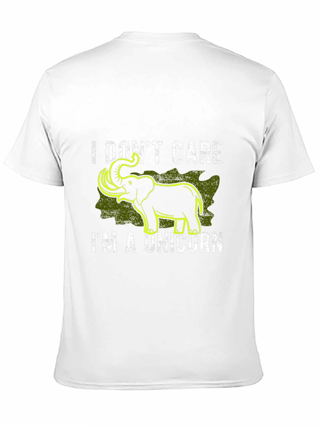 Funny Elephant Unicorn Graphic T-Shirt