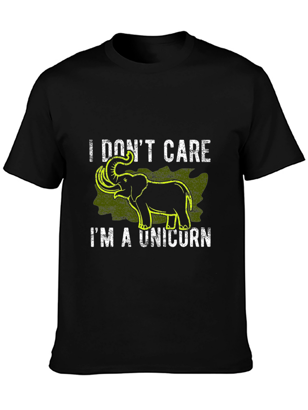Funny Elephant Unicorn Graphic T-Shirt