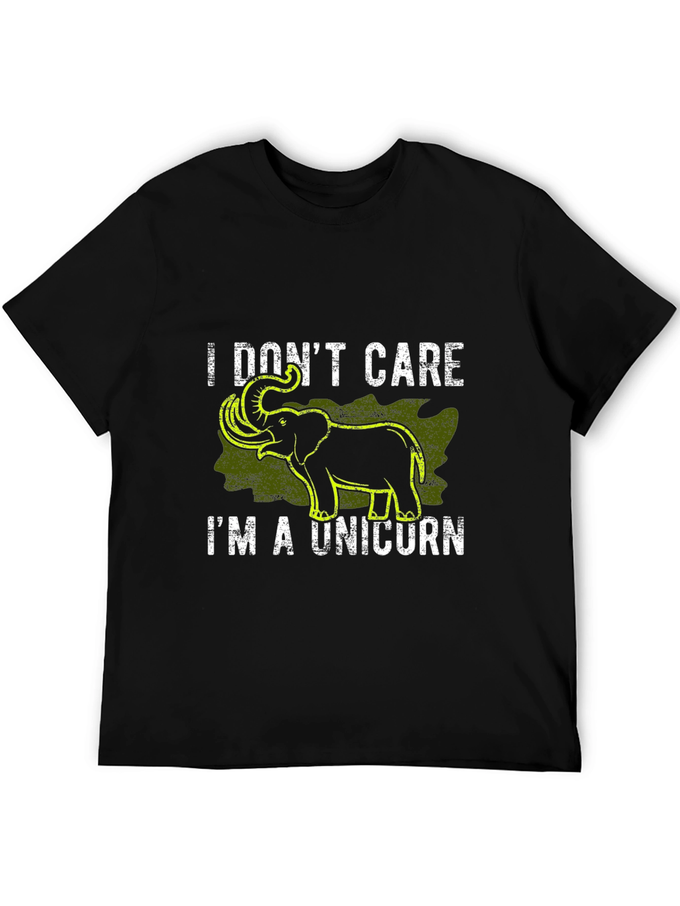 Funny Elephant Unicorn Graphic T-Shirt