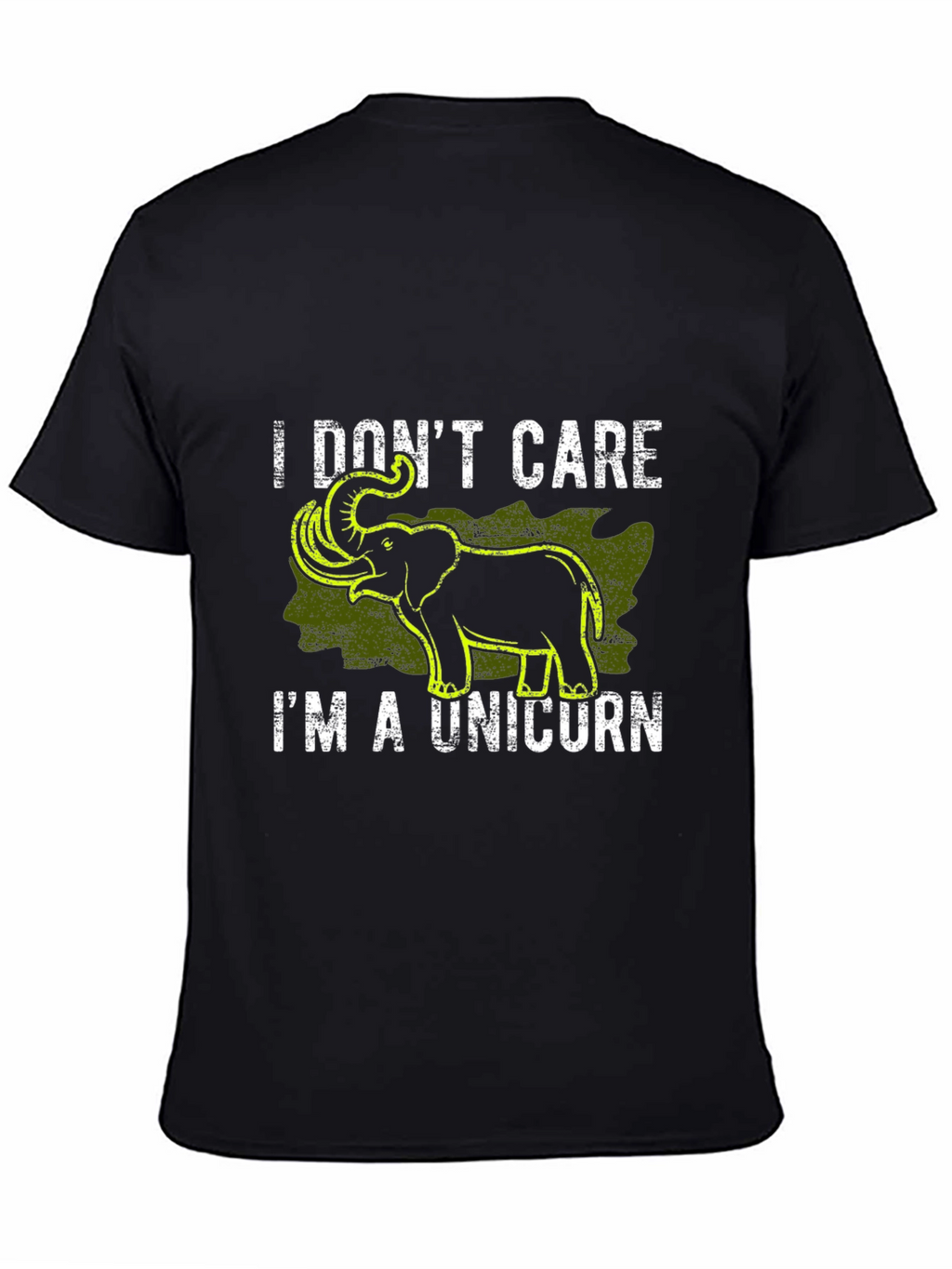 Funny Elephant Unicorn Graphic T-Shirt