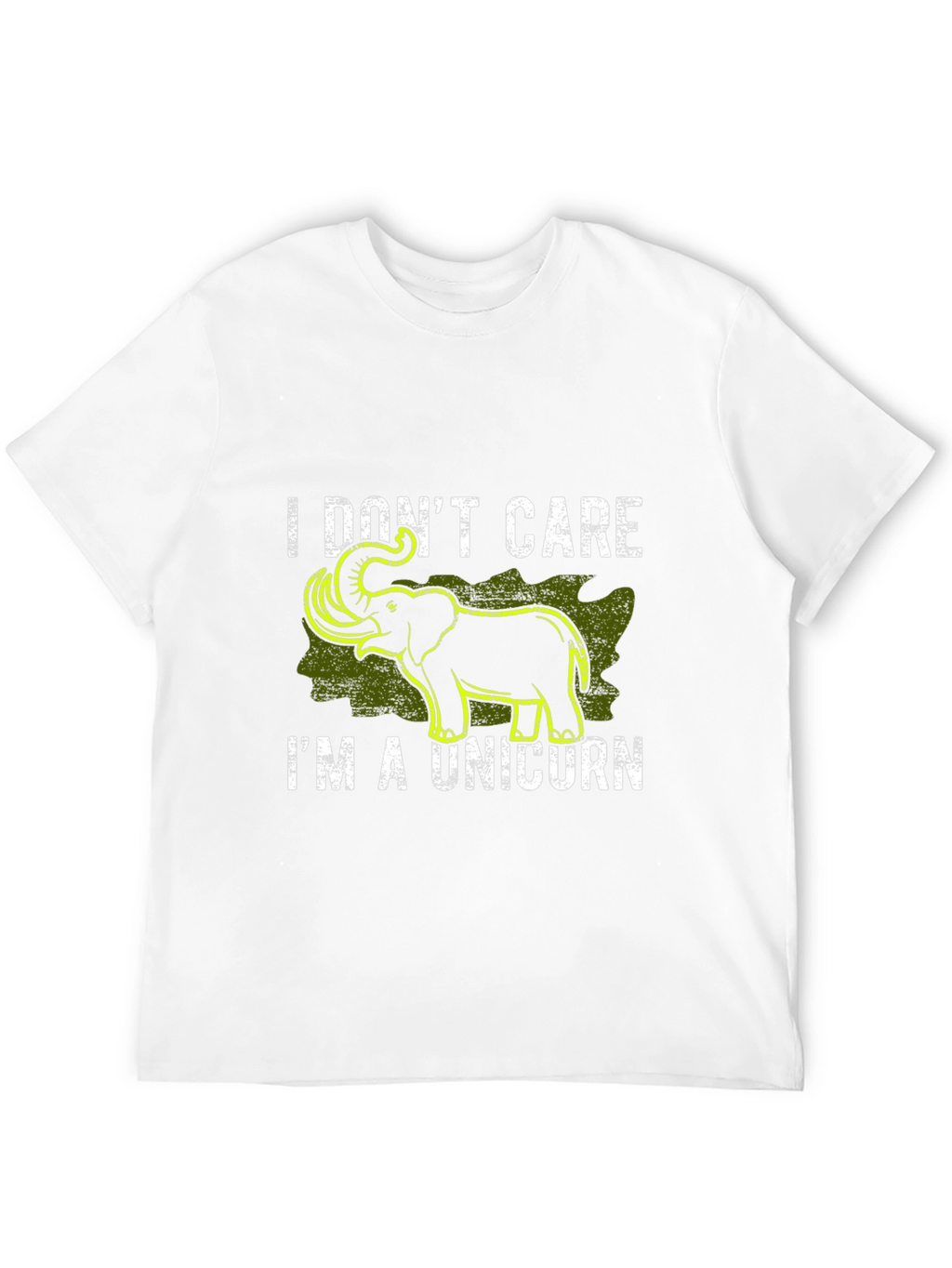 Funny Elephant Unicorn Graphic T-Shirt
