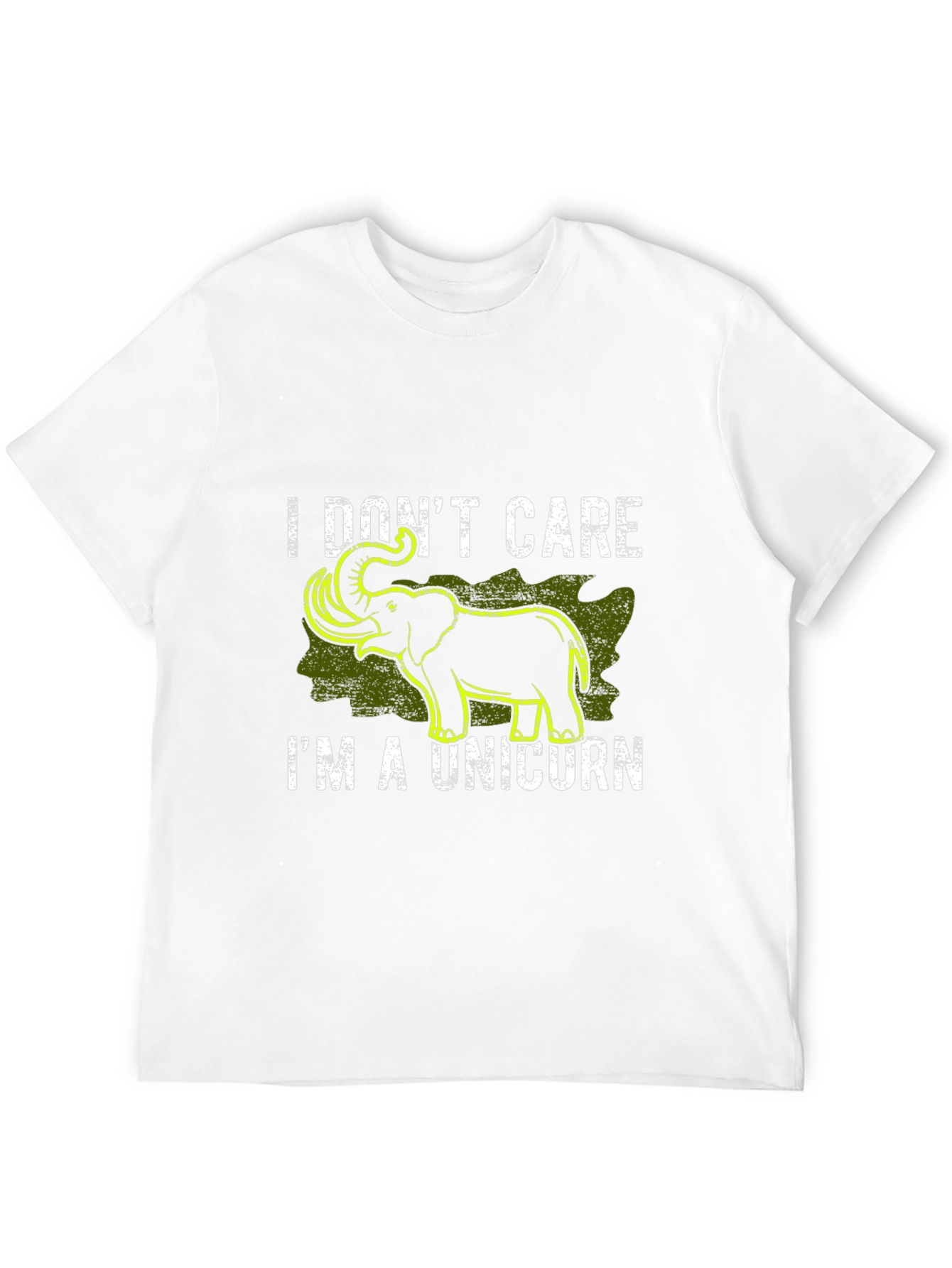Funny Elephant Unicorn Graphic T-Shirt