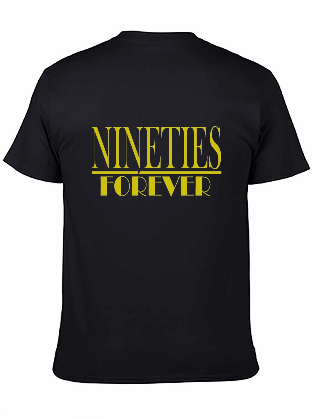 Nineties Forever Black Graphic T-Shirt