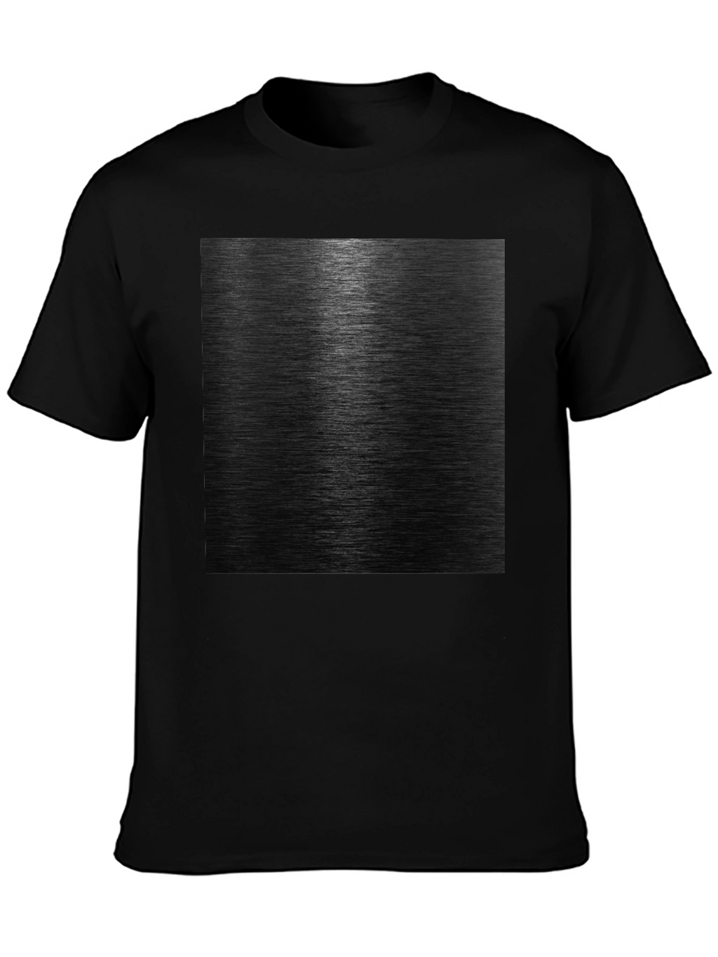 Sleek Black Metal Texture Graphic Tee